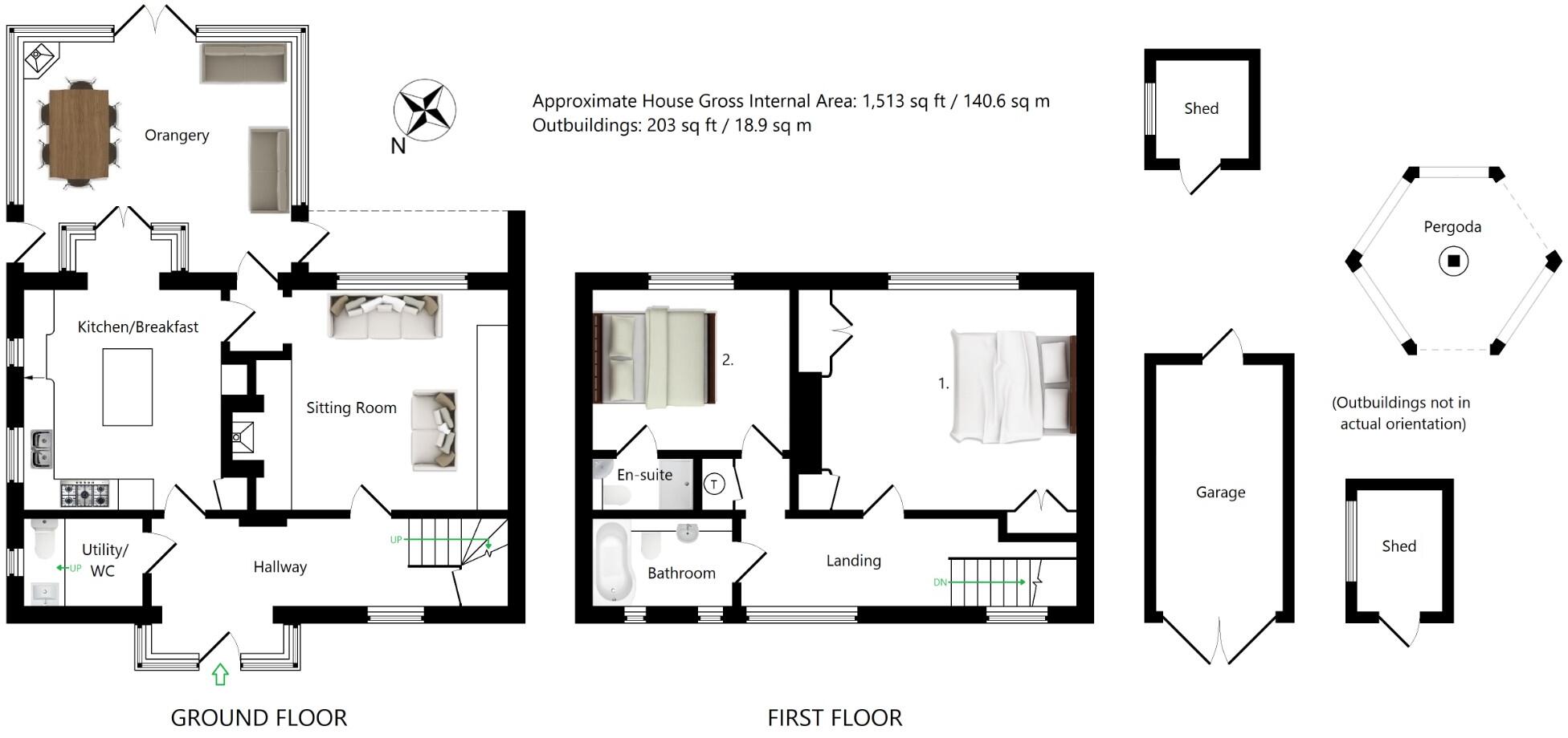 Charing floorplan