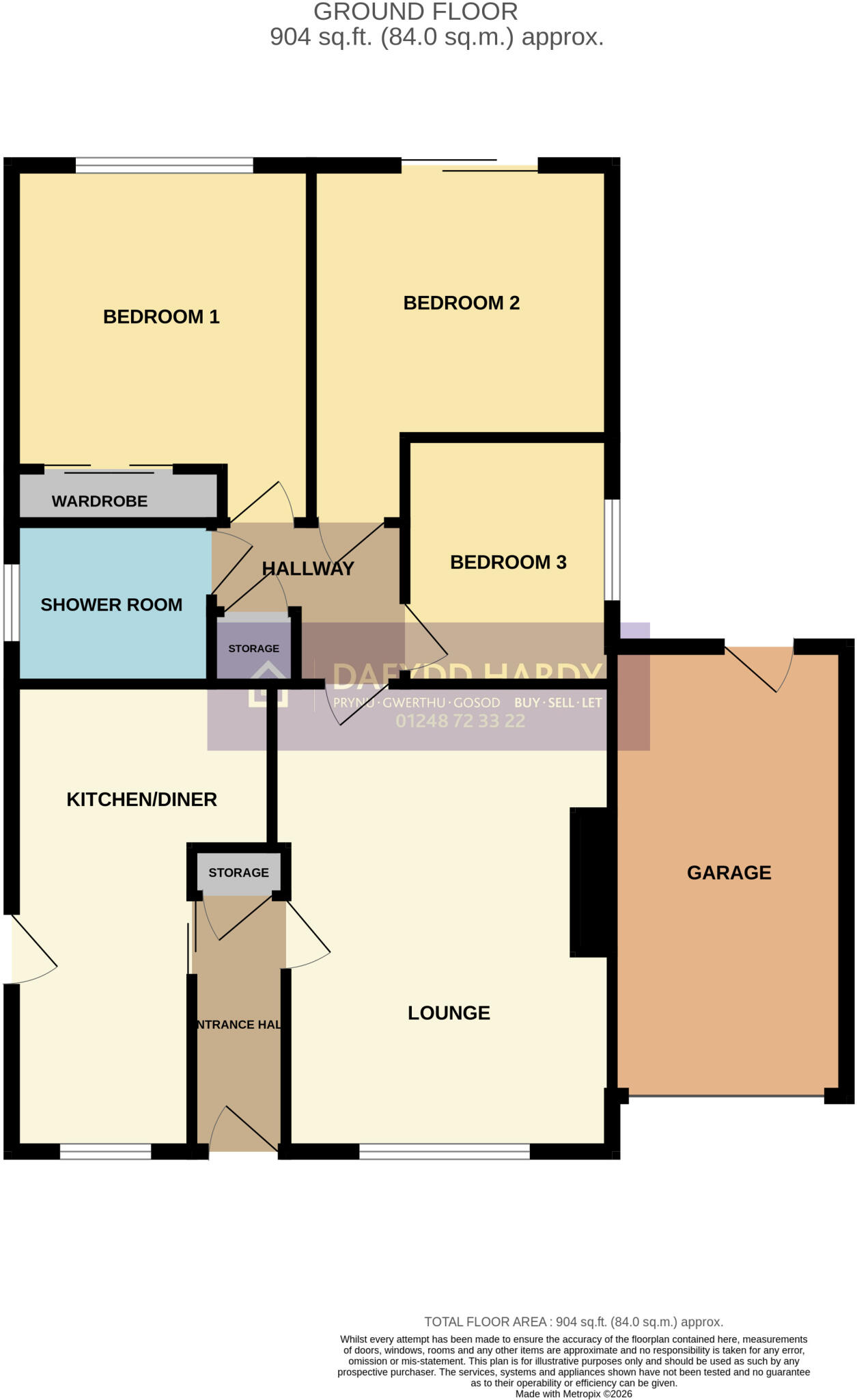 Canterbury Lane, Rhos on Sea, Colwyn Bay, Conwy, LL28 floorplan
