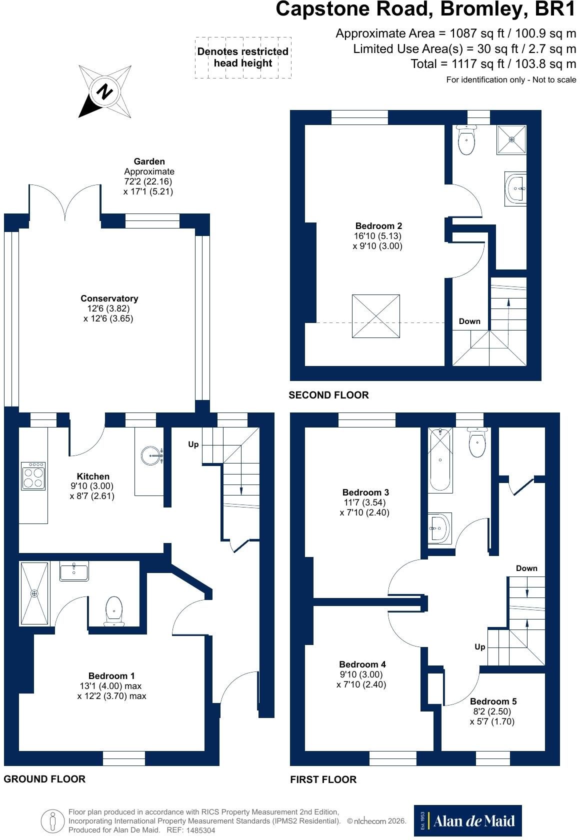 Capstone Road, Bromley floorplan