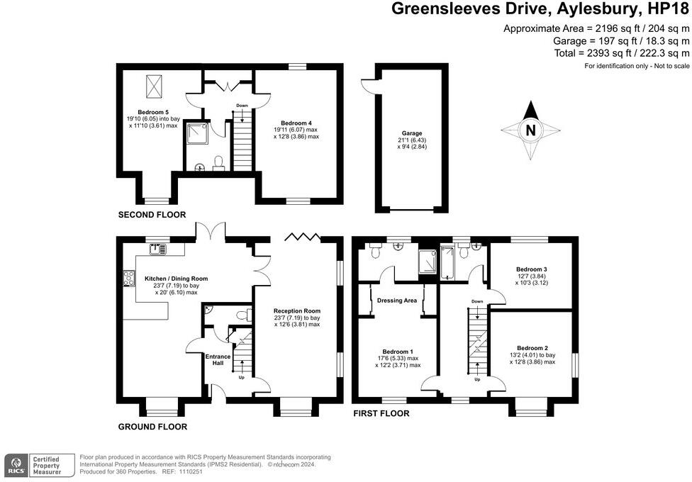 Greensleeves Drive, Aylesbury, Buckinghamshire floorplan