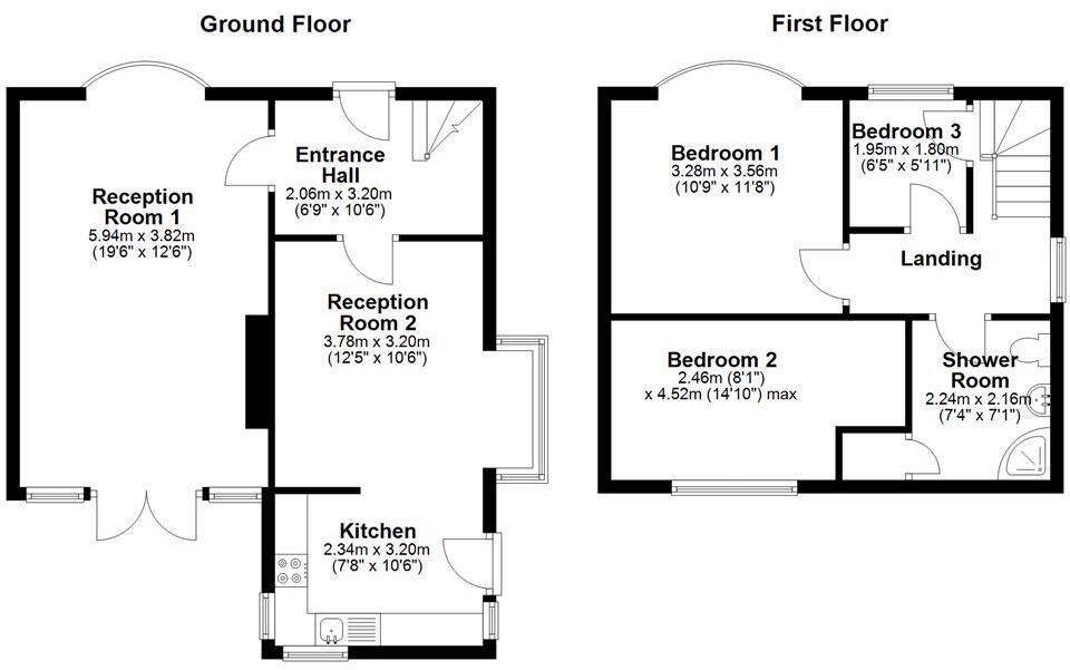 Peacock Lane, Hest Bank, Lancaster floorplan