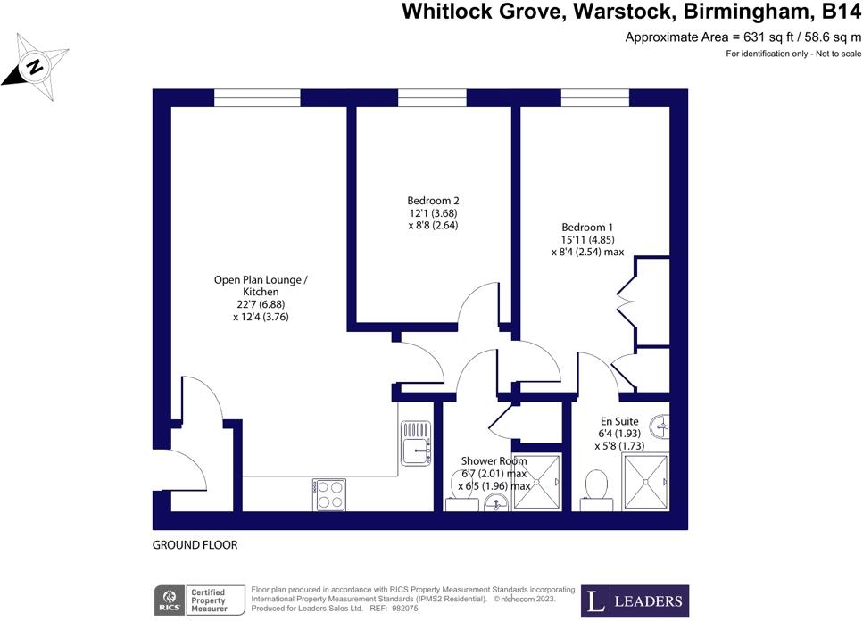 Whitlock Grove, Warstock, Birmingham floorplan