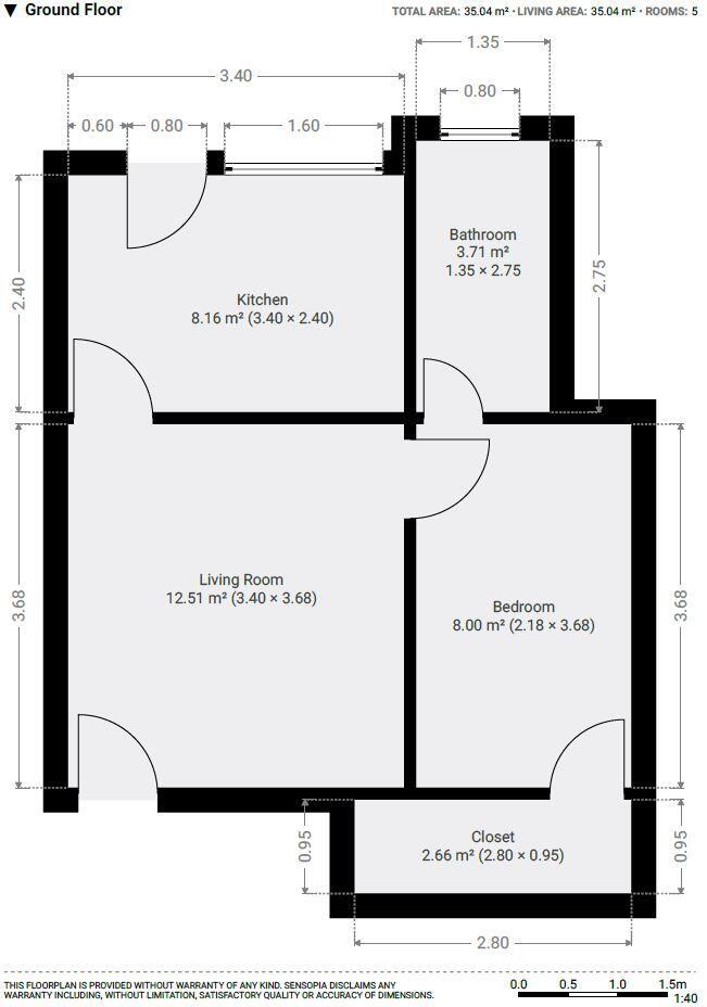 Flat 1, 6 All Saints Road floorplan