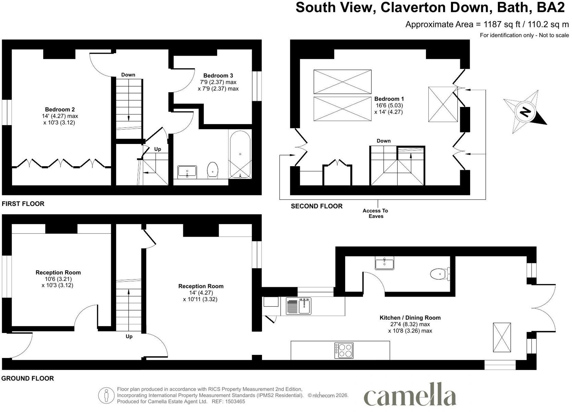 Claverton Down, Bath, BA2 floorplan