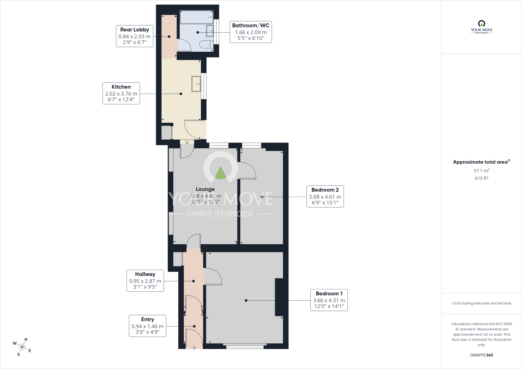 Hyde Park Street, Bensham, Gateshead, NE8 floorplan