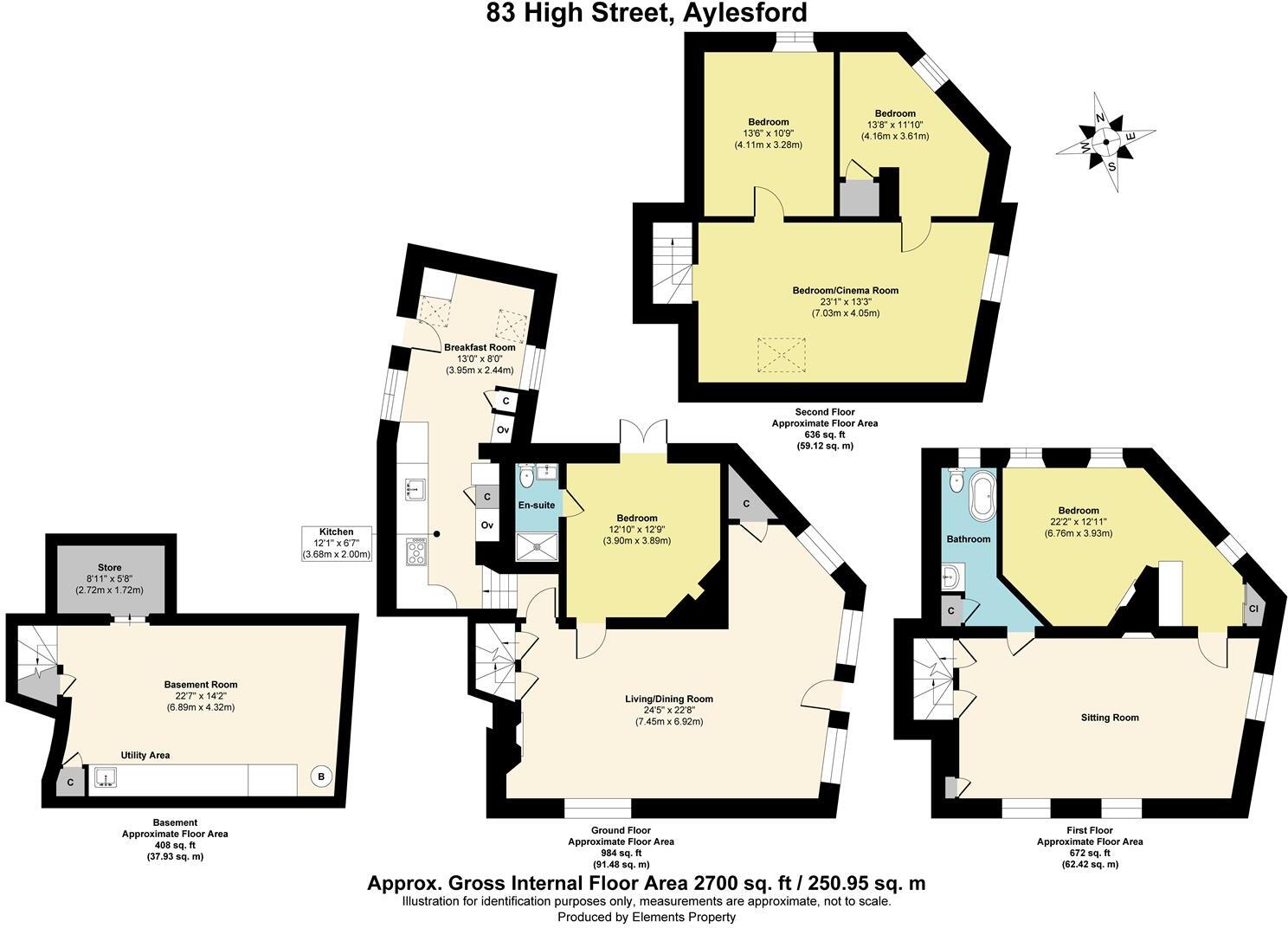 High Street, Aylesford floorplan