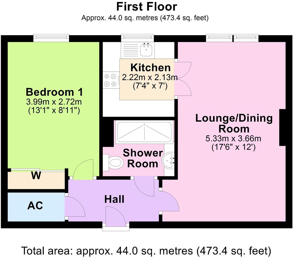 Greendale Court, Bedale floorplan