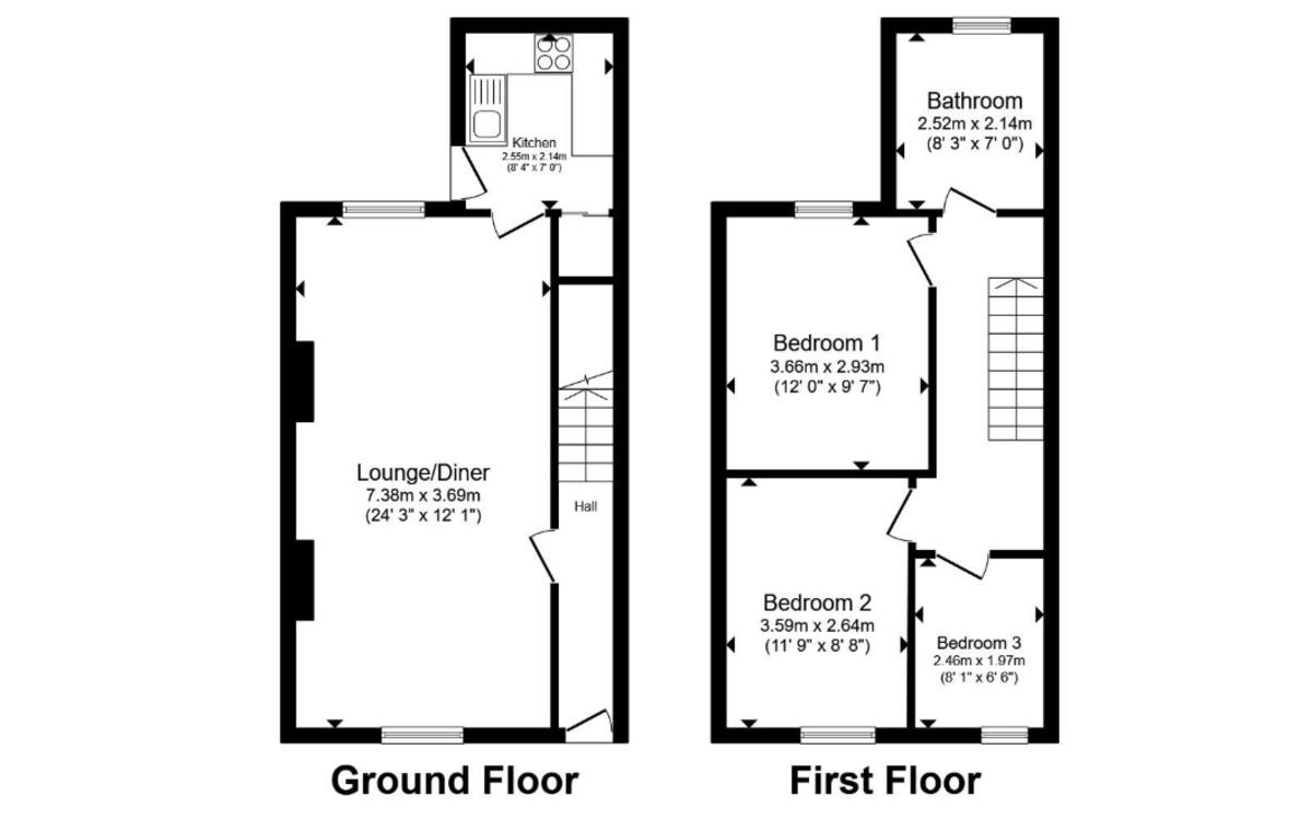 Dale Road, MATLOCK floorplan
