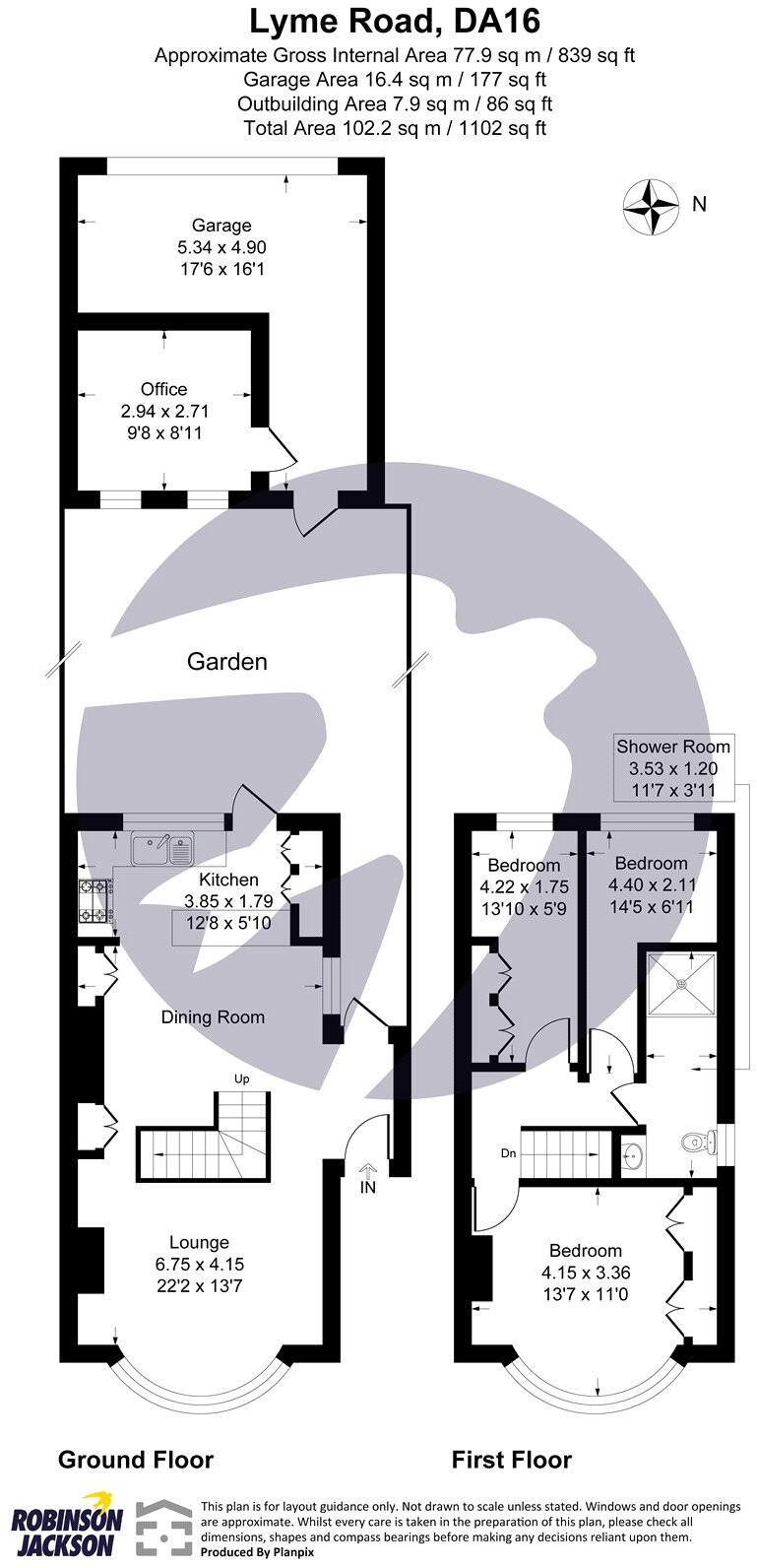 Lyme Road, Welling, Kent, DA16 floorplan