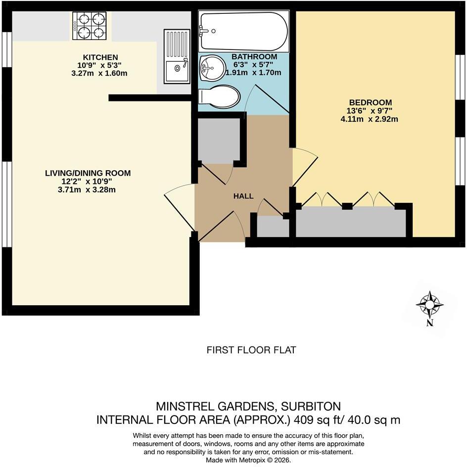Minstrel Gardens, Surbiton floorplan