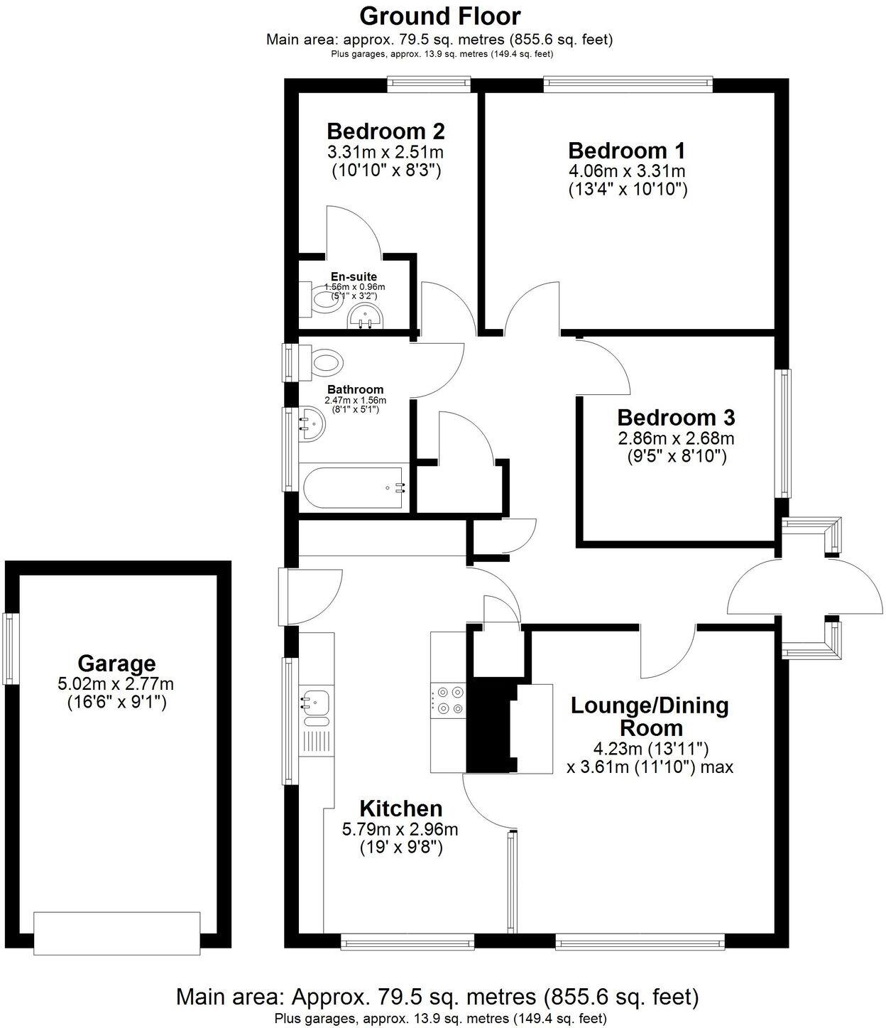 Norfolk Avenue, Newmarket, CB8 floorplan