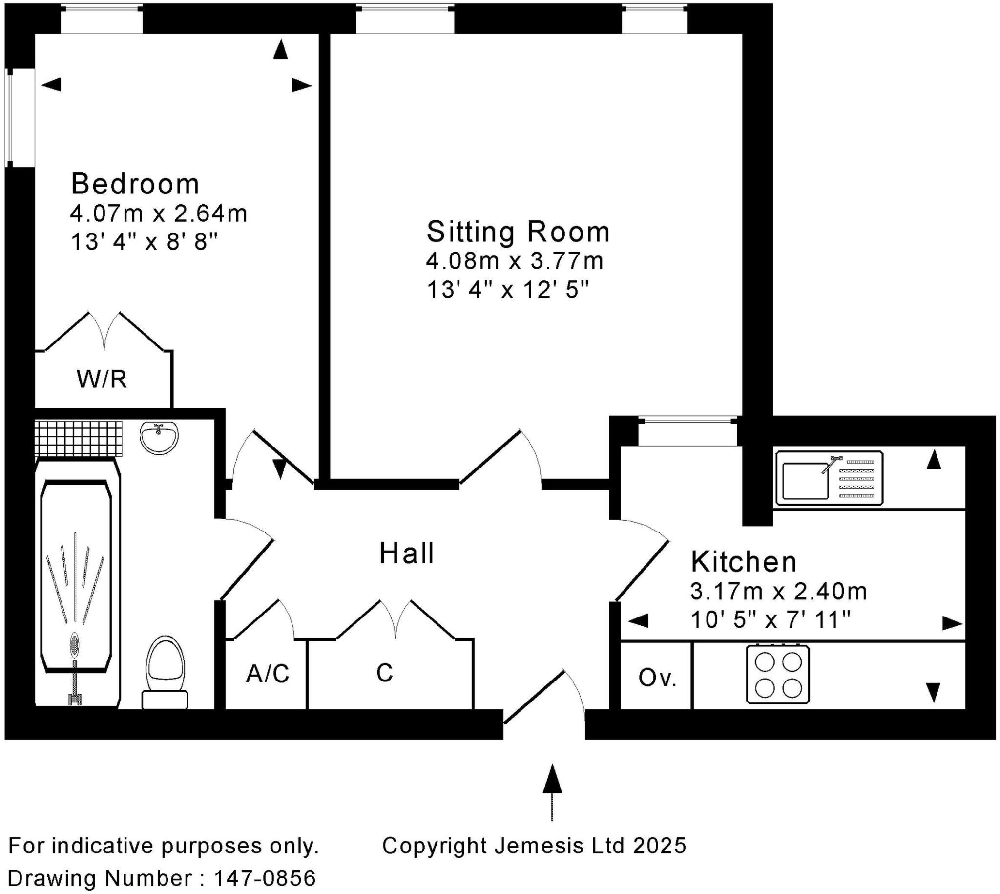 Carlton Court, Wells floorplan