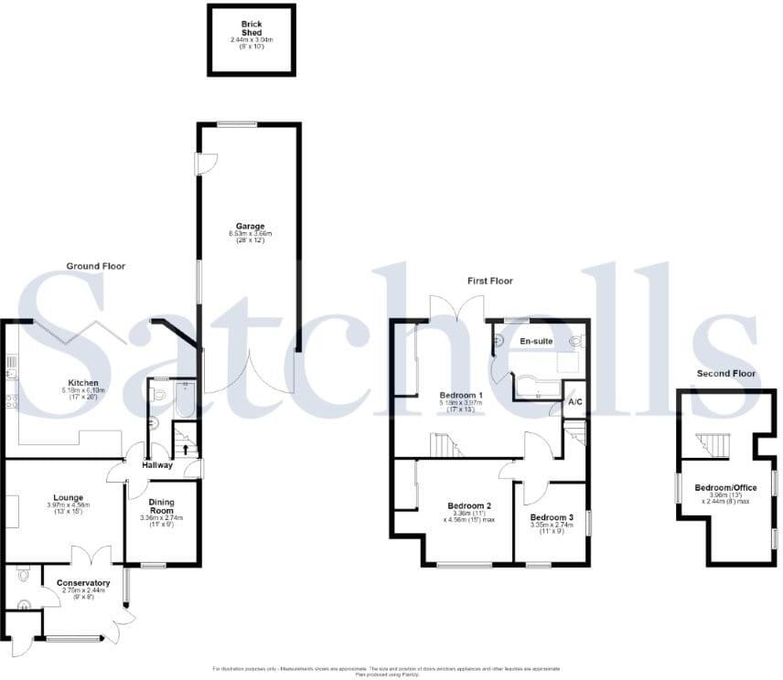 Ashwell Road, Bygrave, Baldock, SG7 floorplan