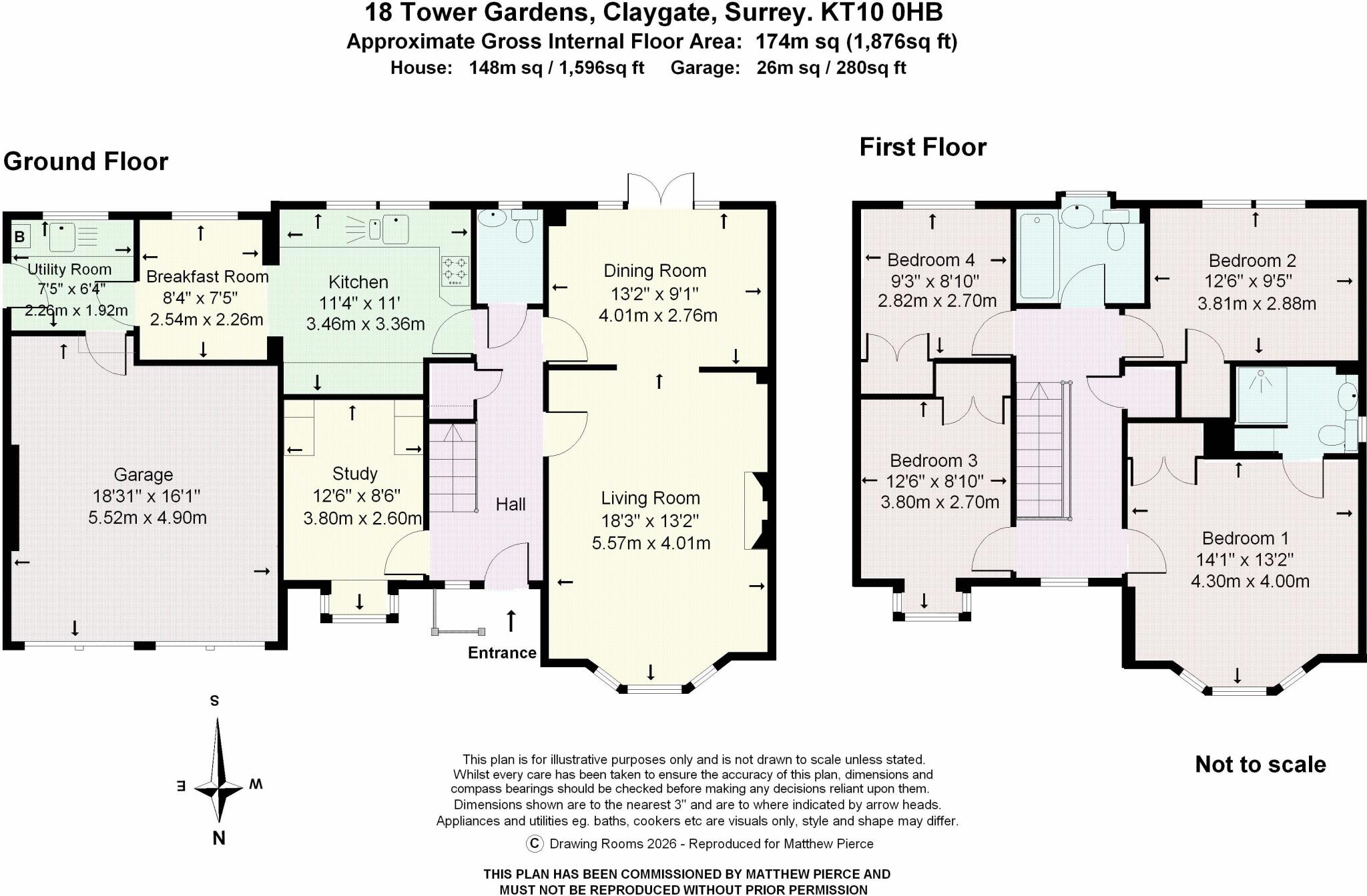 Tower Gardens, Esher floorplan