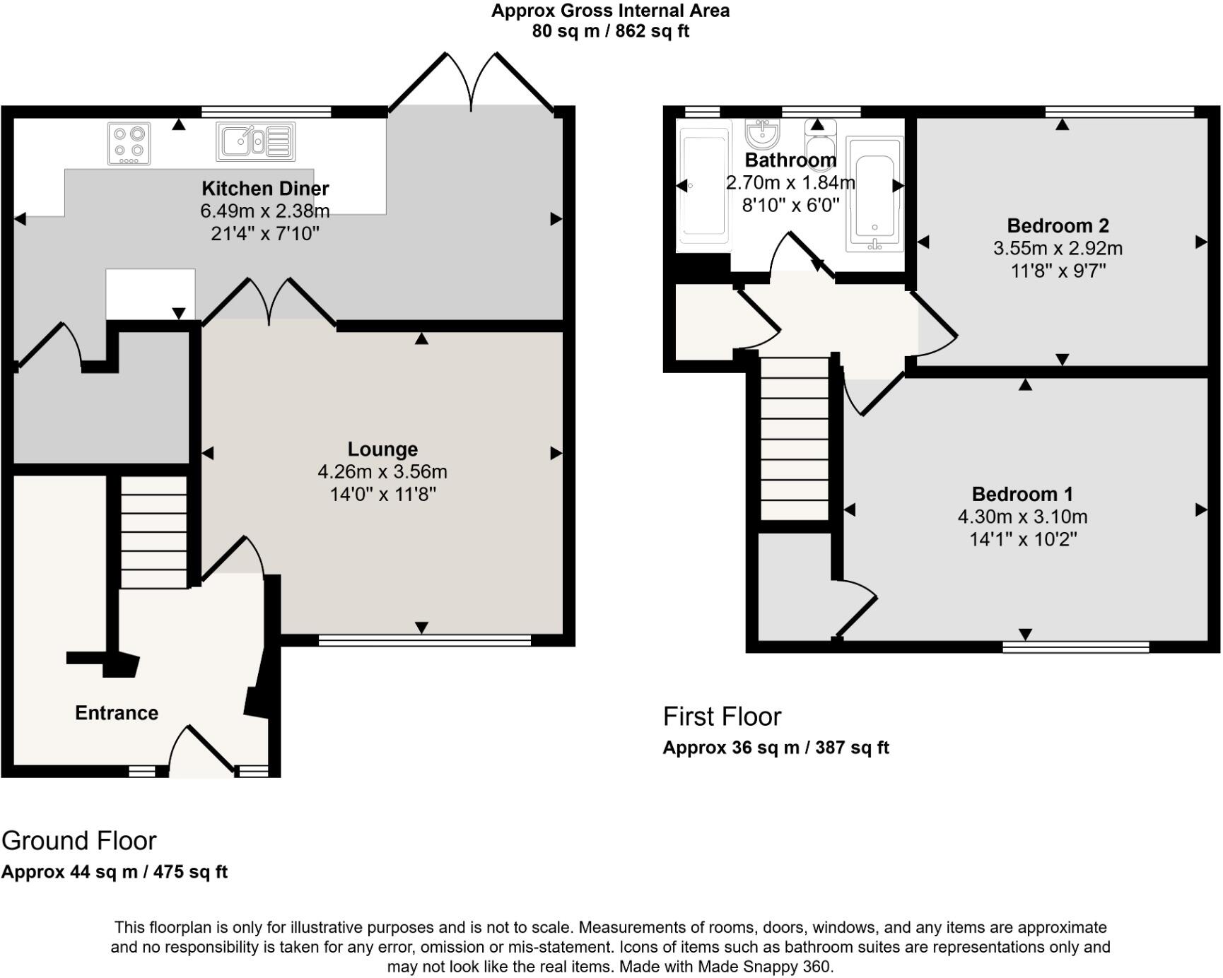 Instow Place, Llanrumney CF3 floorplan