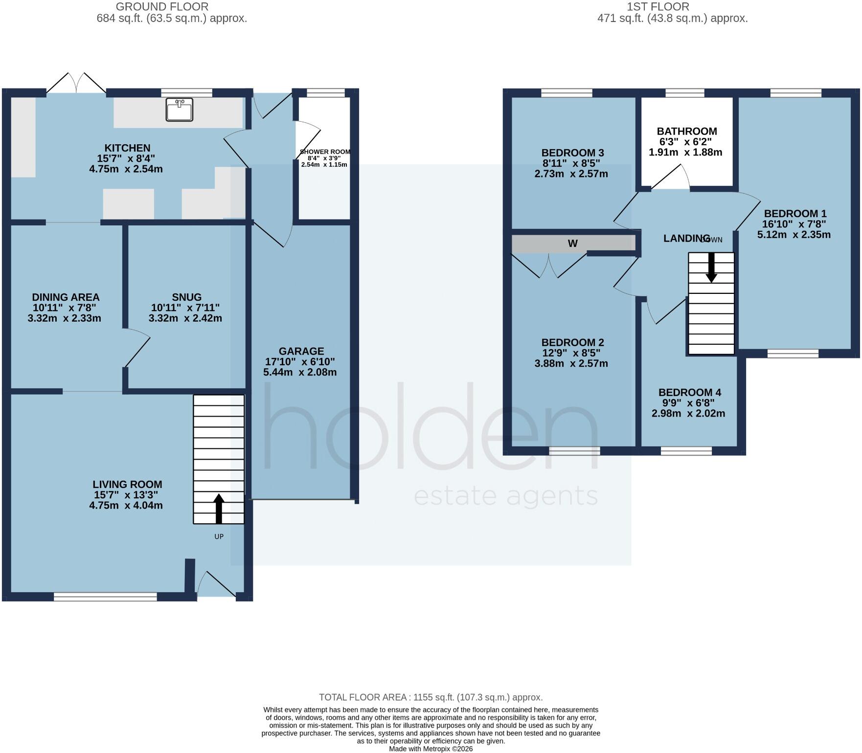 Wagtail Drive, Heybridge floorplan