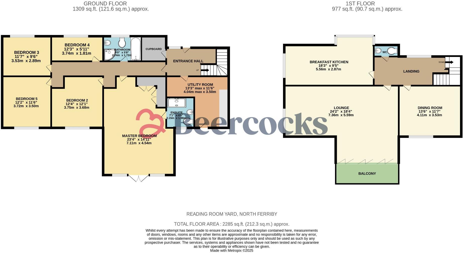 4, Reading Room Yard, North Ferriby, HU14 3DE floorplan