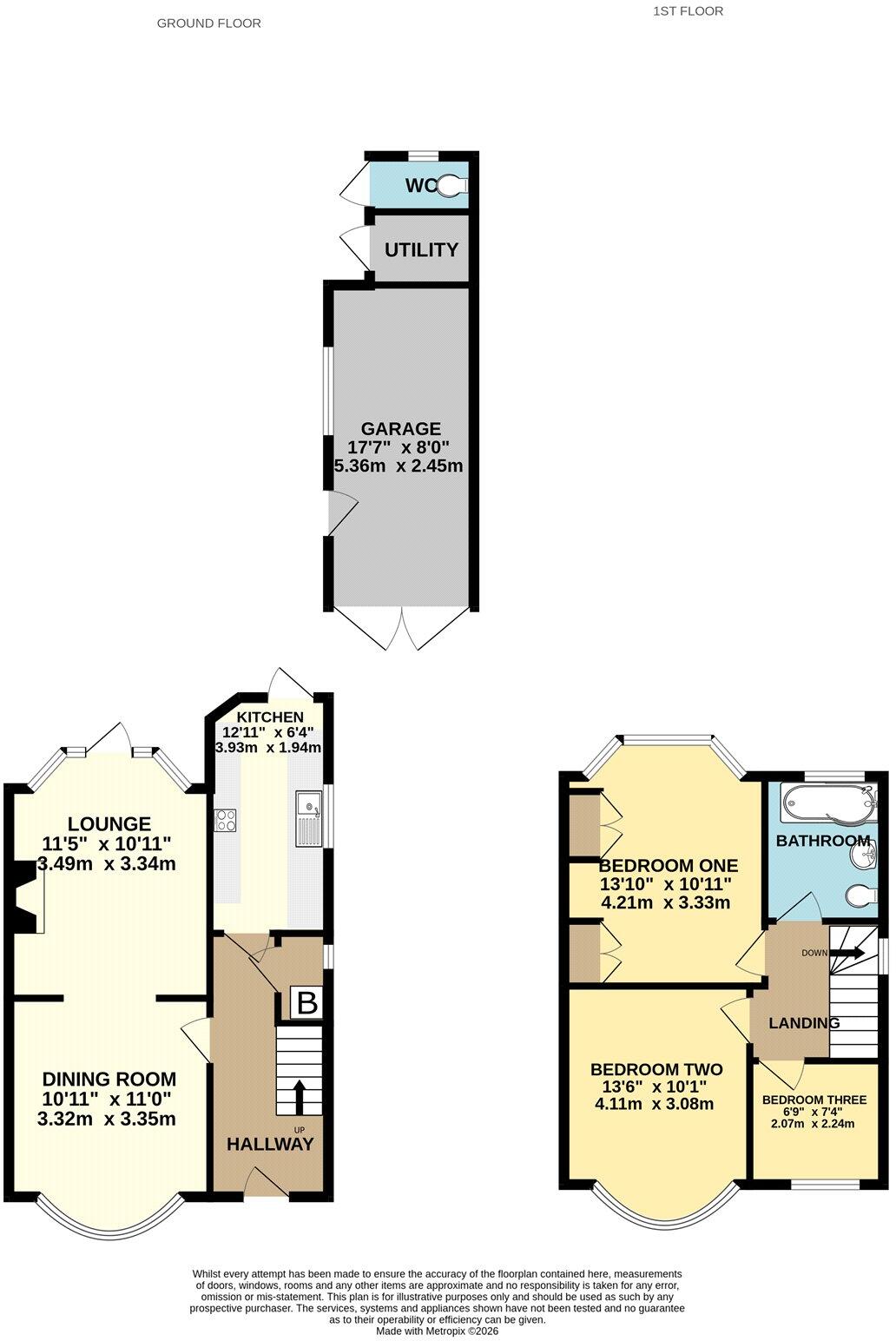 Baldwin Road, Kidderminster, Worcestershire, DY10 floorplan