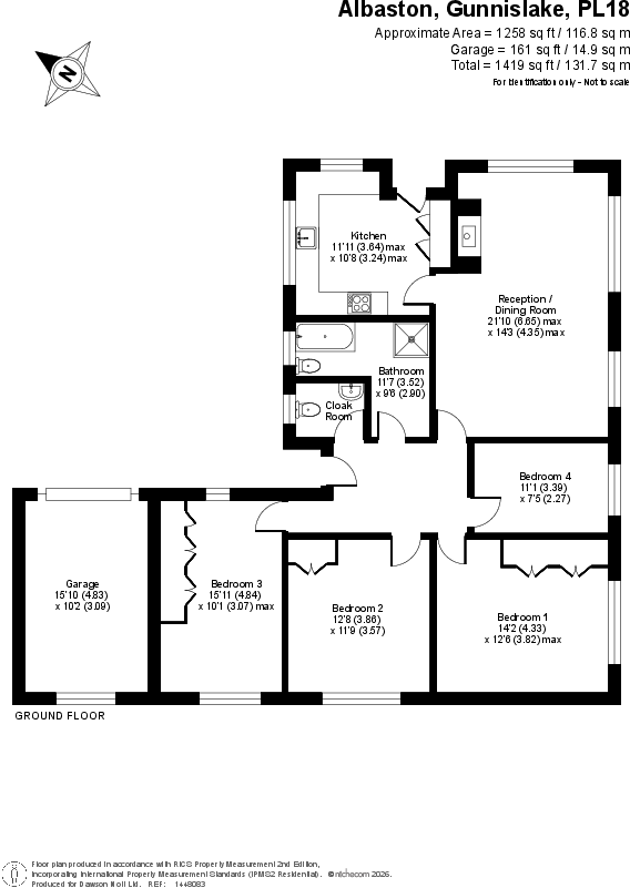Albaston, Gunnislake floorplan