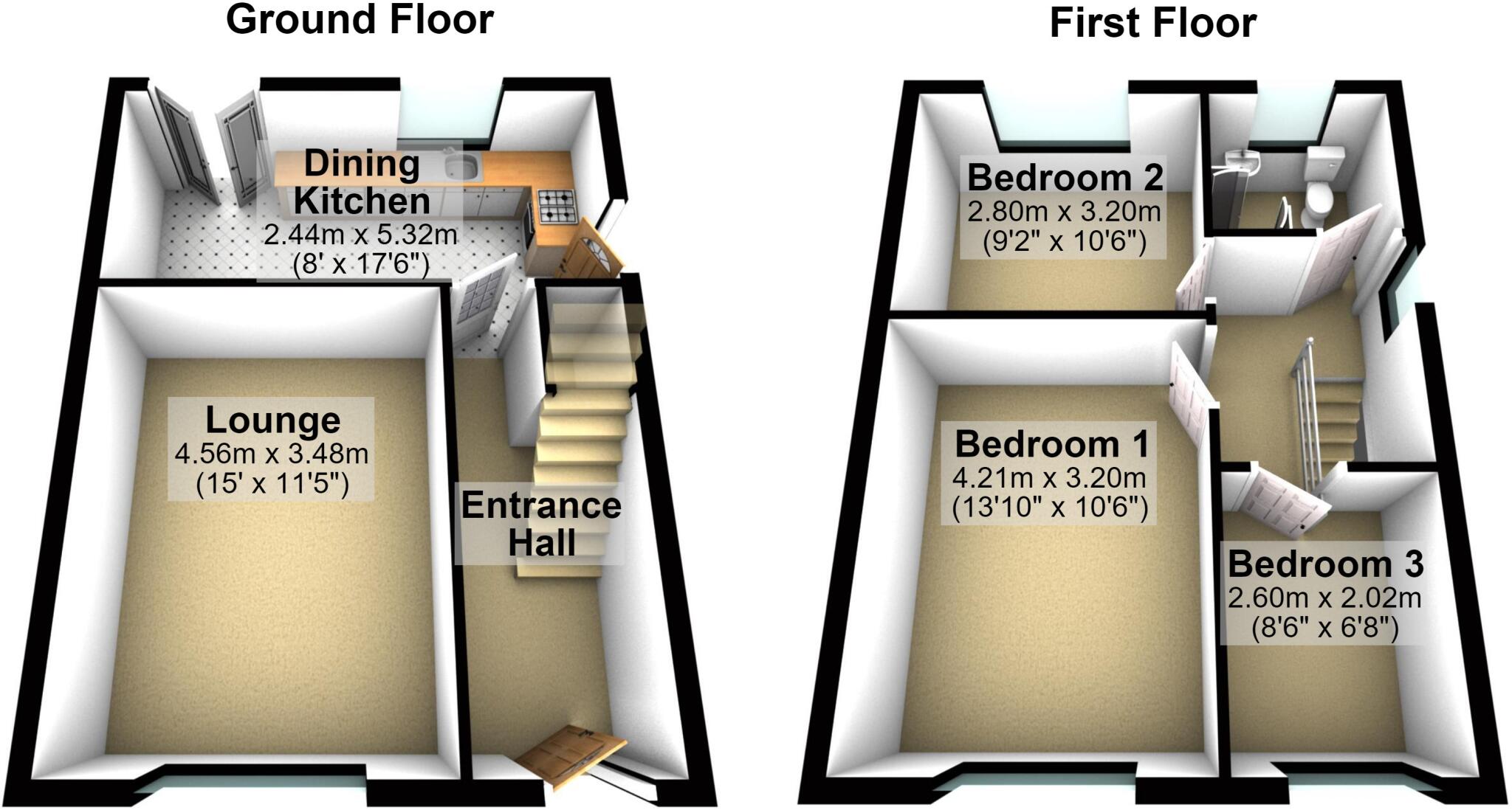 St Peters Close, Birstall, WF17 floorplan