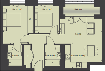 Fenwick Mansions, Newcastle Place, City Of Westminster, London floorplan