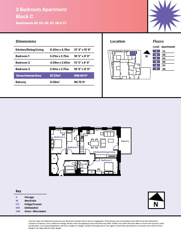 GLENGALL ROAD,
London,
SE15 6RZ floorplan