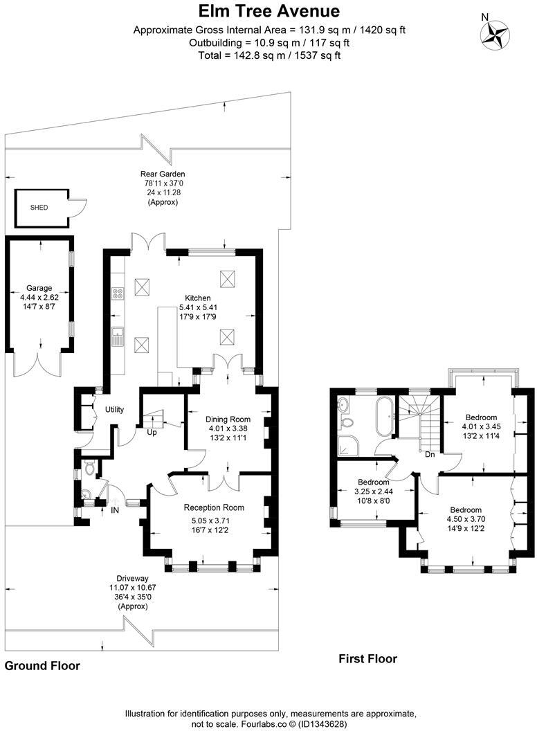 Elm Tree Avenue, Esher floorplan