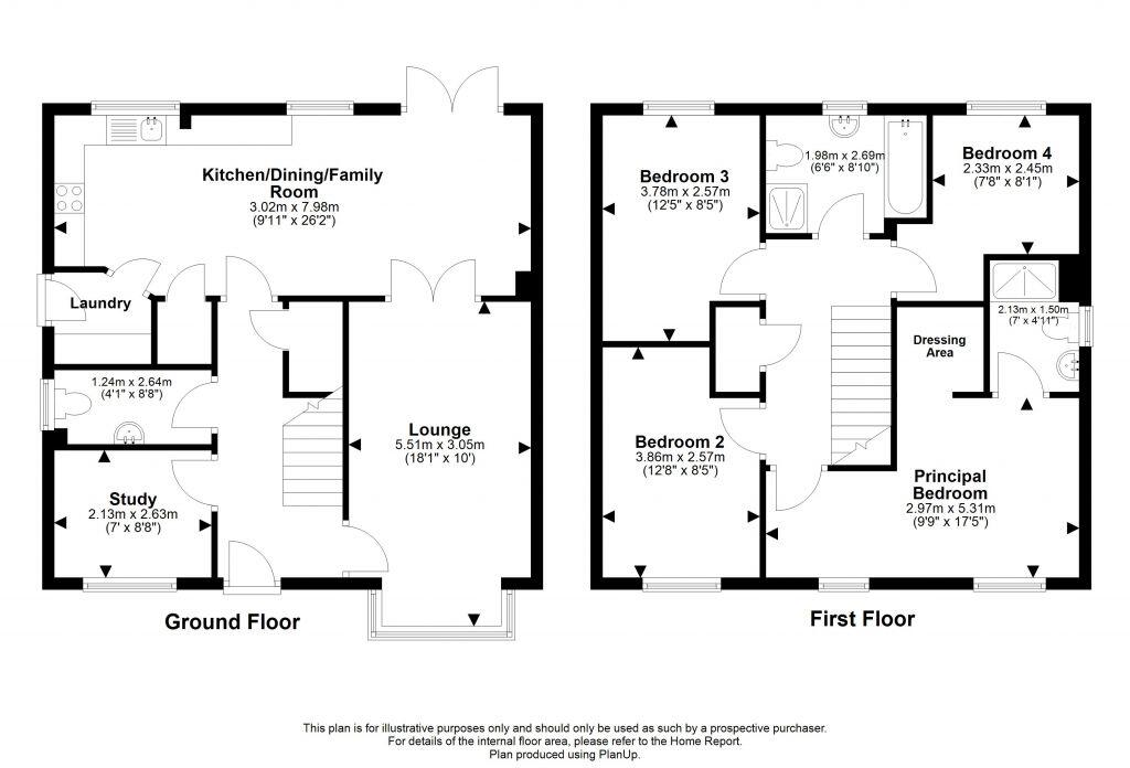 Plot 212 Brookwood, Shawfair, Millerhill Road, Dalkeith, EH22 1GE floorplan