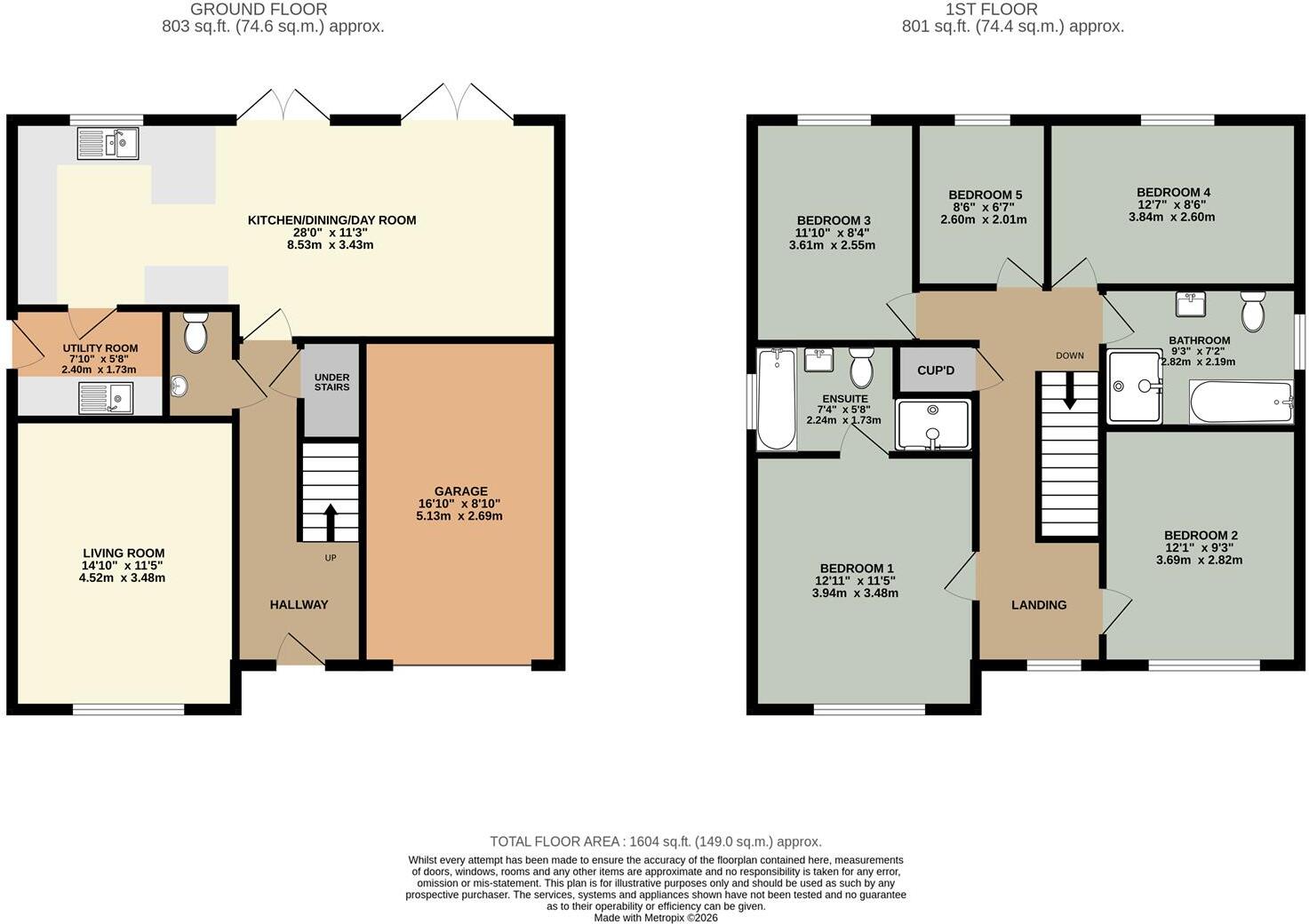 50, Carleton Meadows, Penrith floorplan