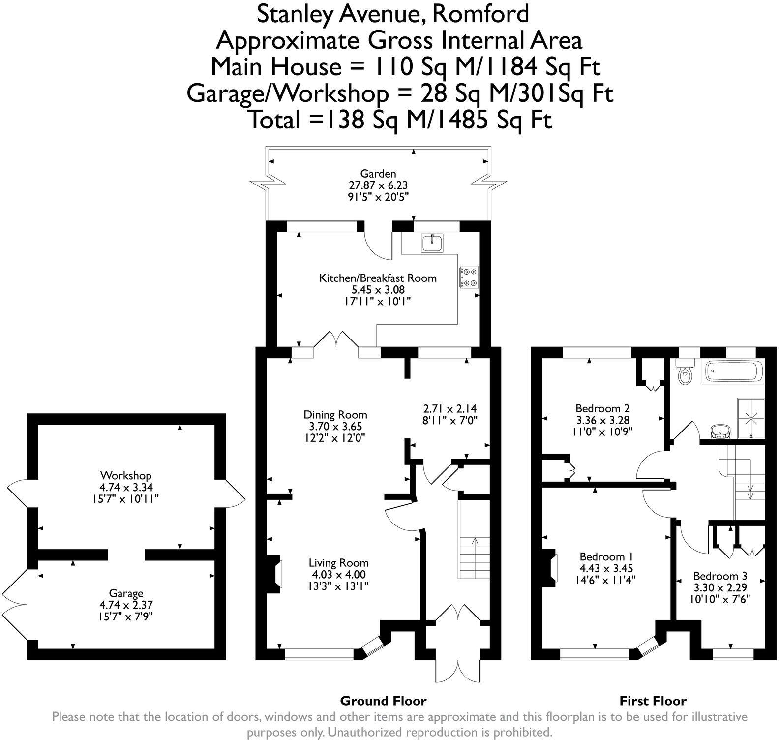 Stanley Avenue, Romford, RM2 floorplan