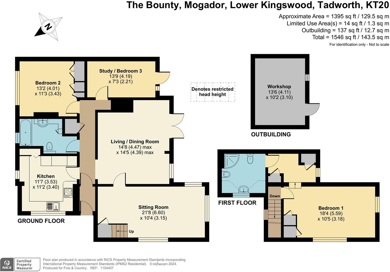 Lower Kingswood, Tadworth, Surrey floorplan