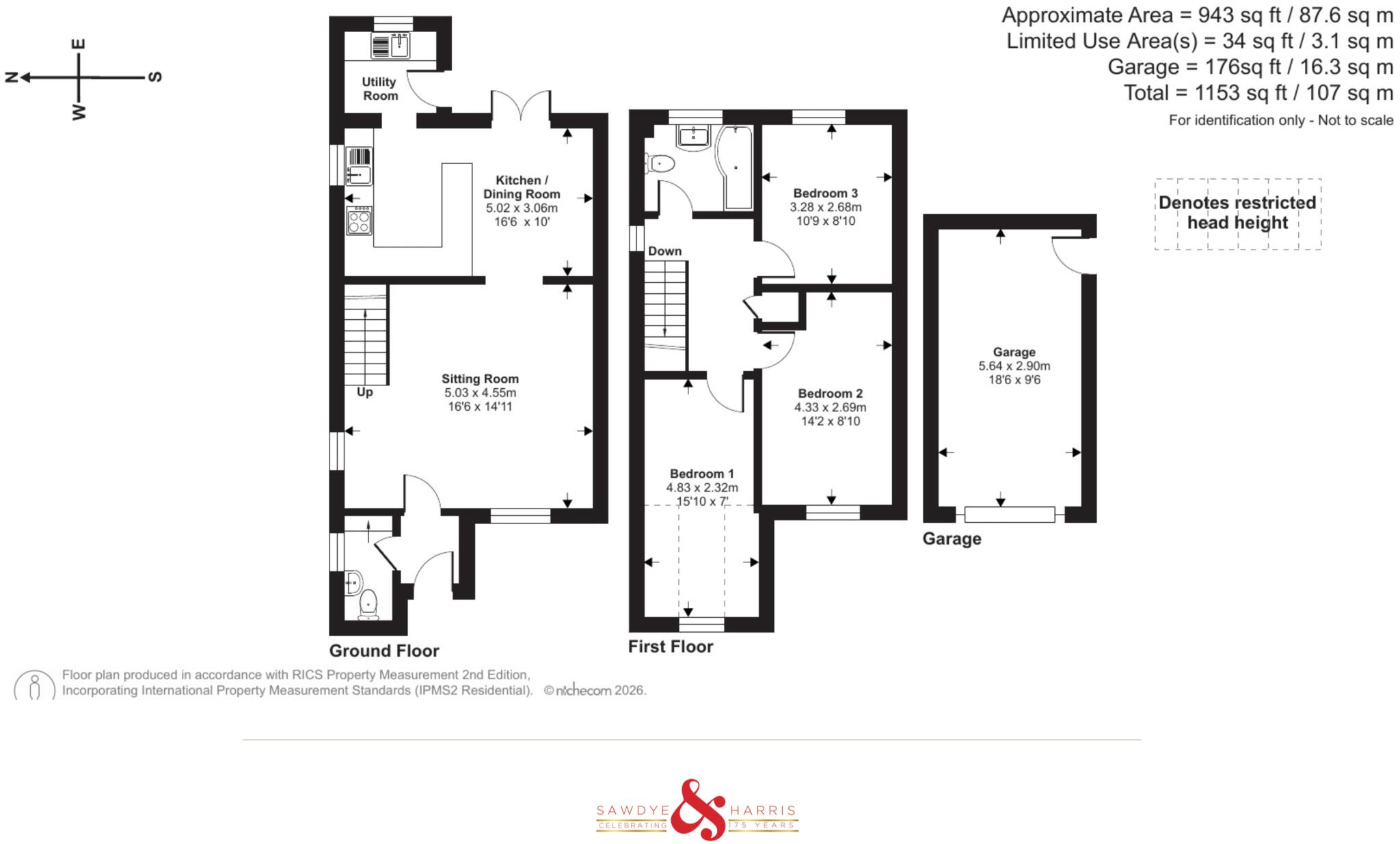 Landscove, Ashburton floorplan