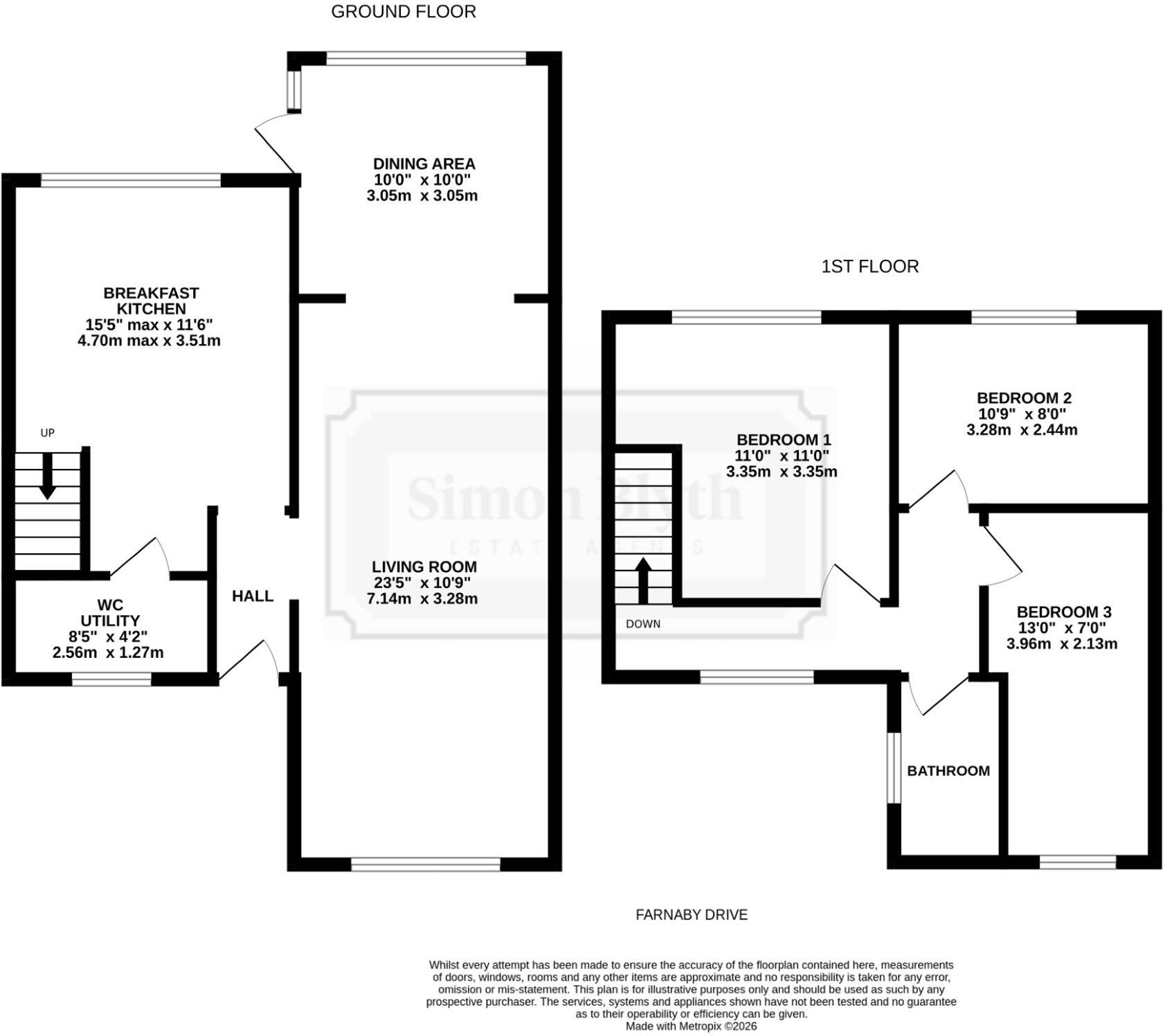Farnaby Drive, High Green, S35 floorplan