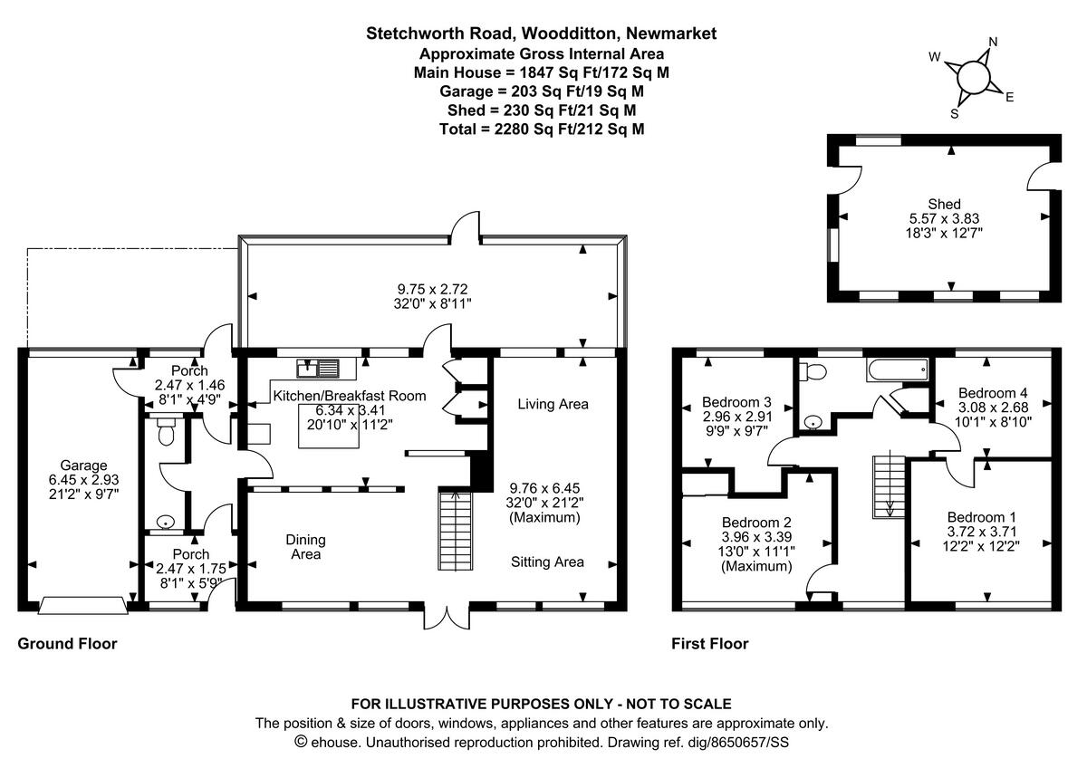 Stetchworth Road, Woodditton floorplan
