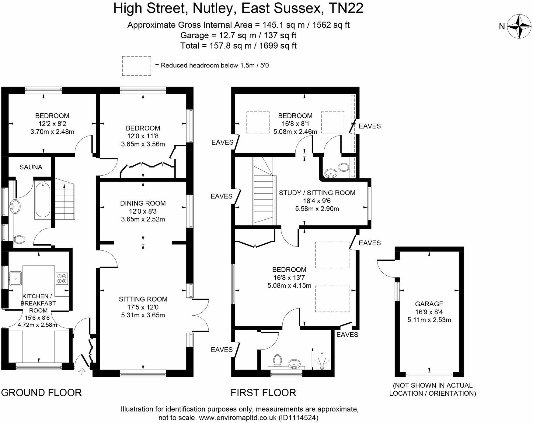 High Street, Nutley, TN22 floorplan