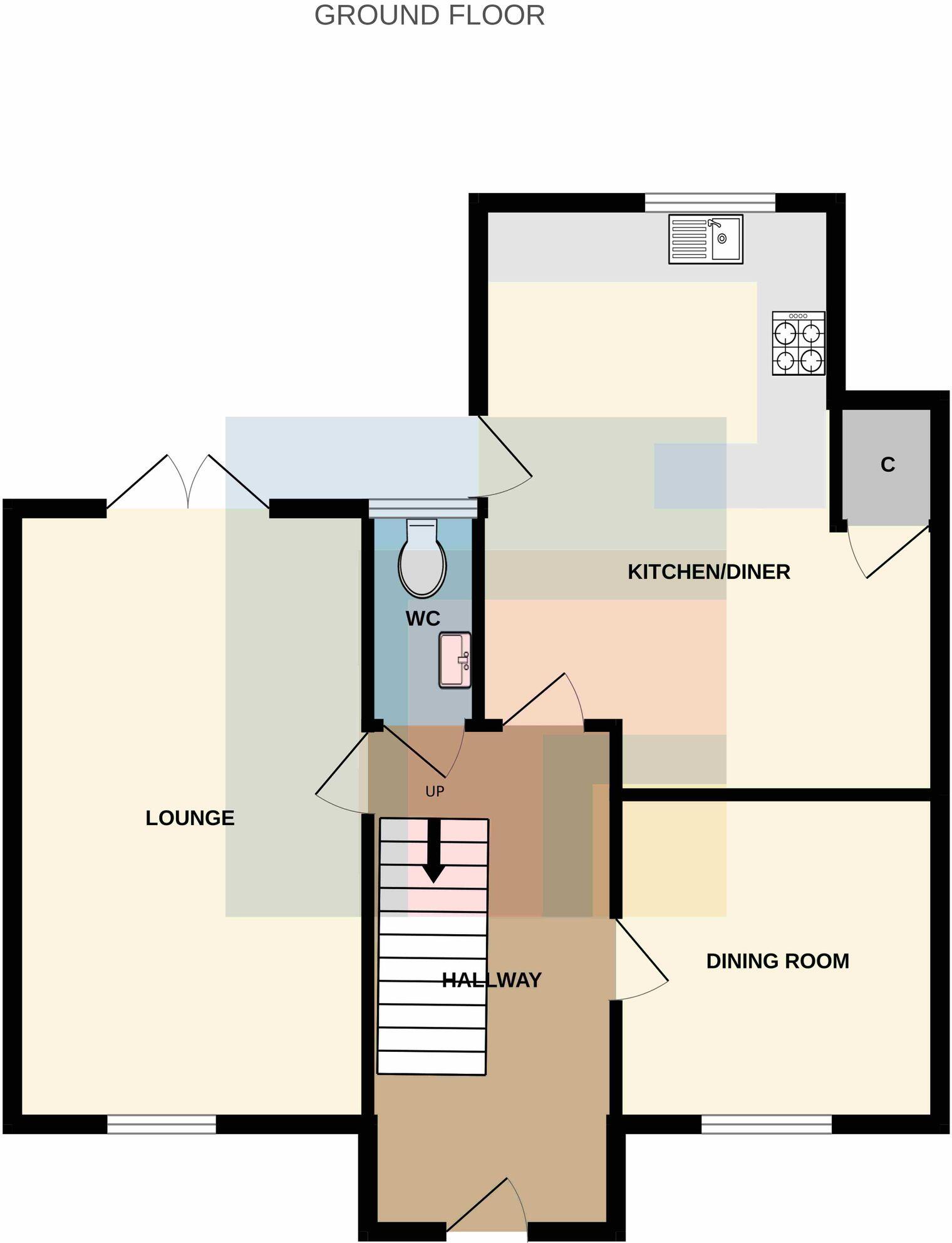 Wyncliffe Gardens, Pentwyn, CF23 floorplan