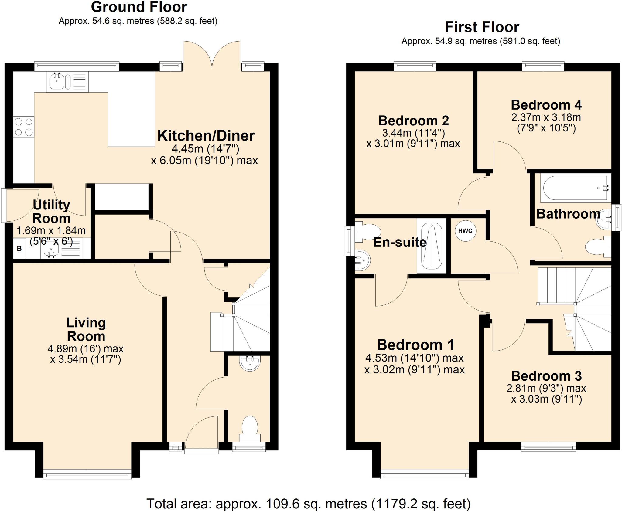Plot 105, Weavers Meadow, Trowbridge floorplan