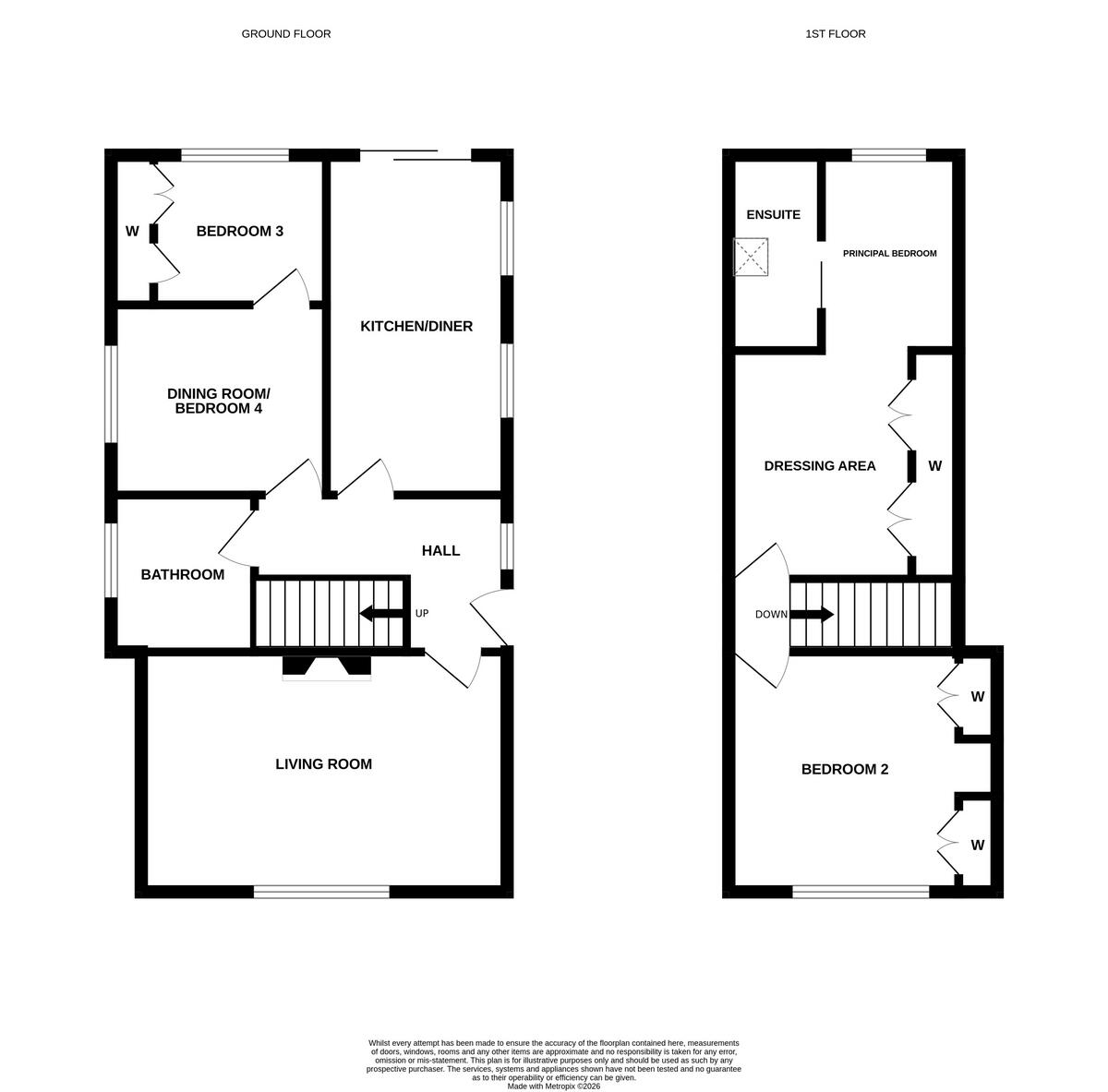Poplar Drive, Filby floorplan