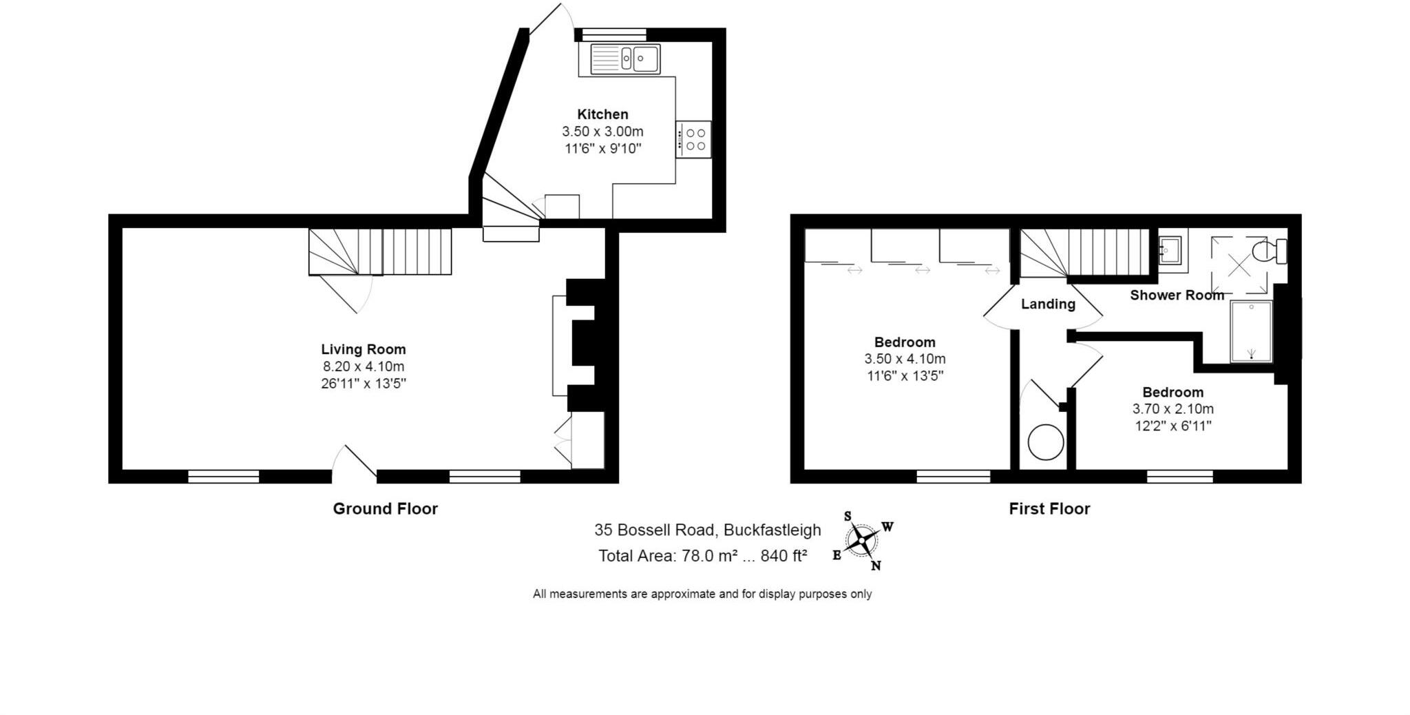 Bossell Road, Buckfastleigh floorplan