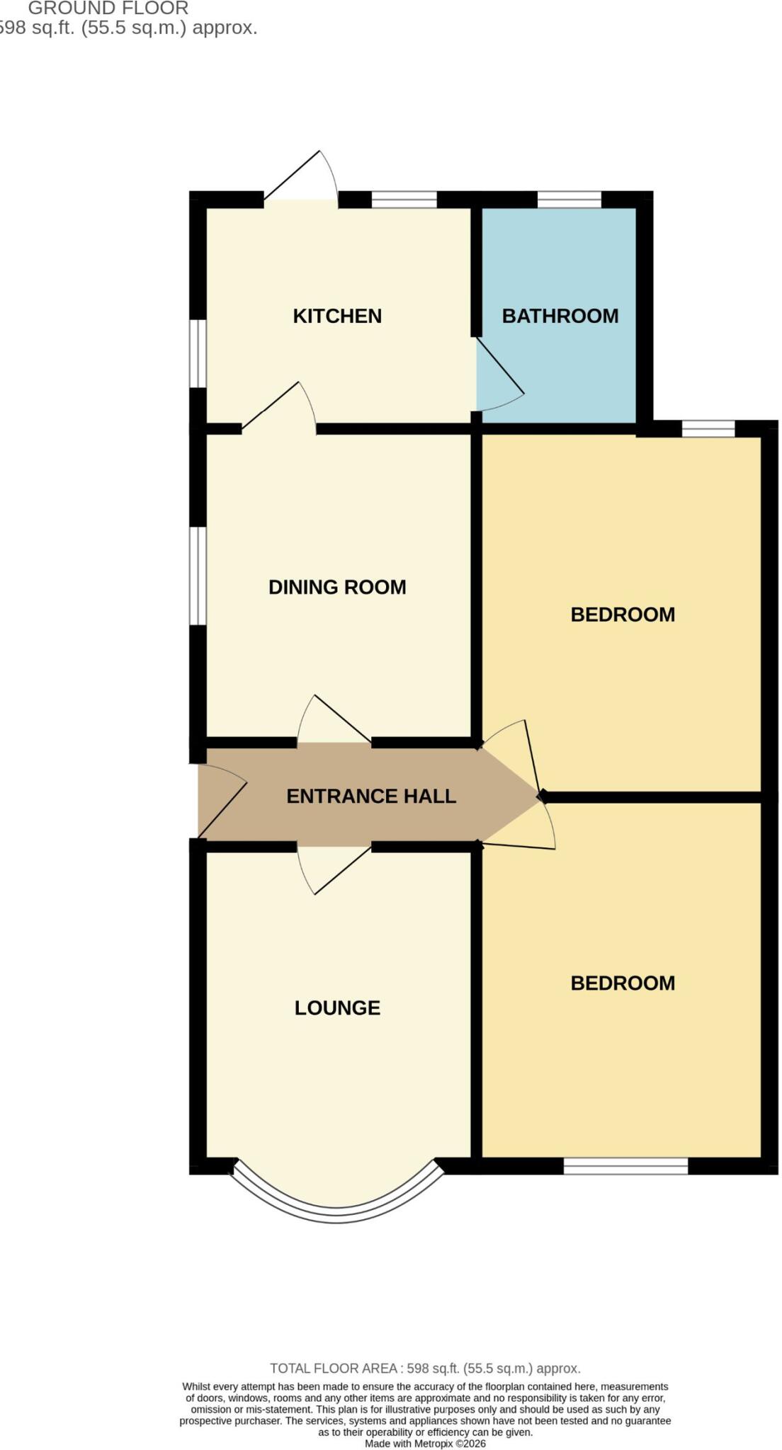 The Crescent, Benfleet floorplan
