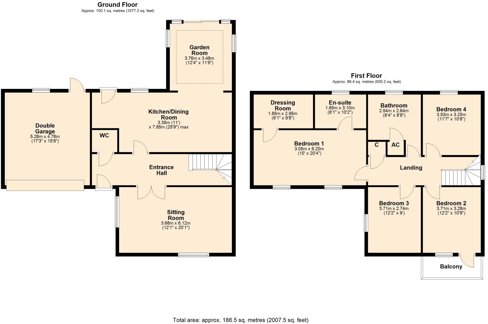 Marriotts Road, Long Buckby, NN6 7QY floorplan
