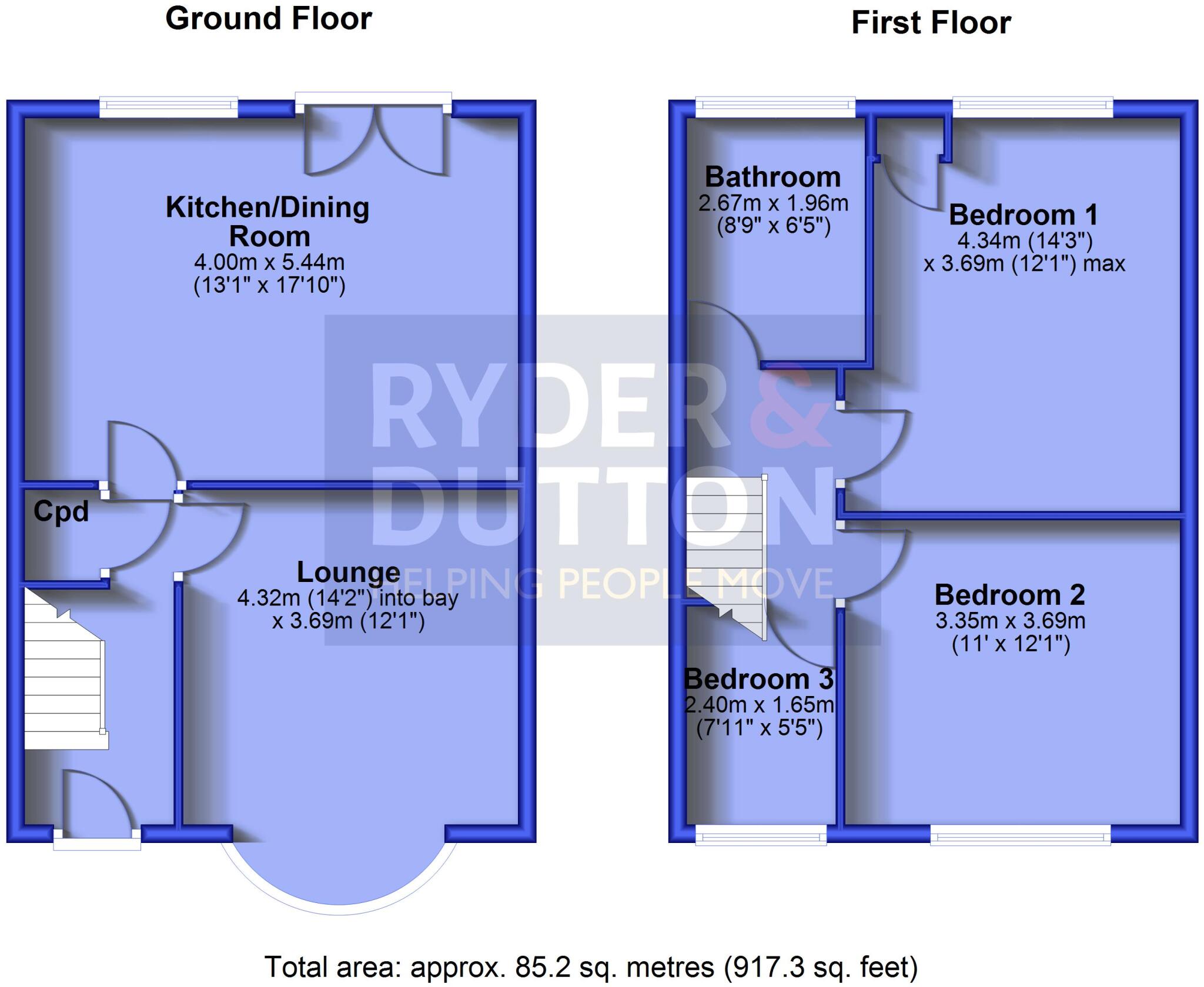 Rochdale Road, Thornham, Royton, Oldham, OL2 floorplan