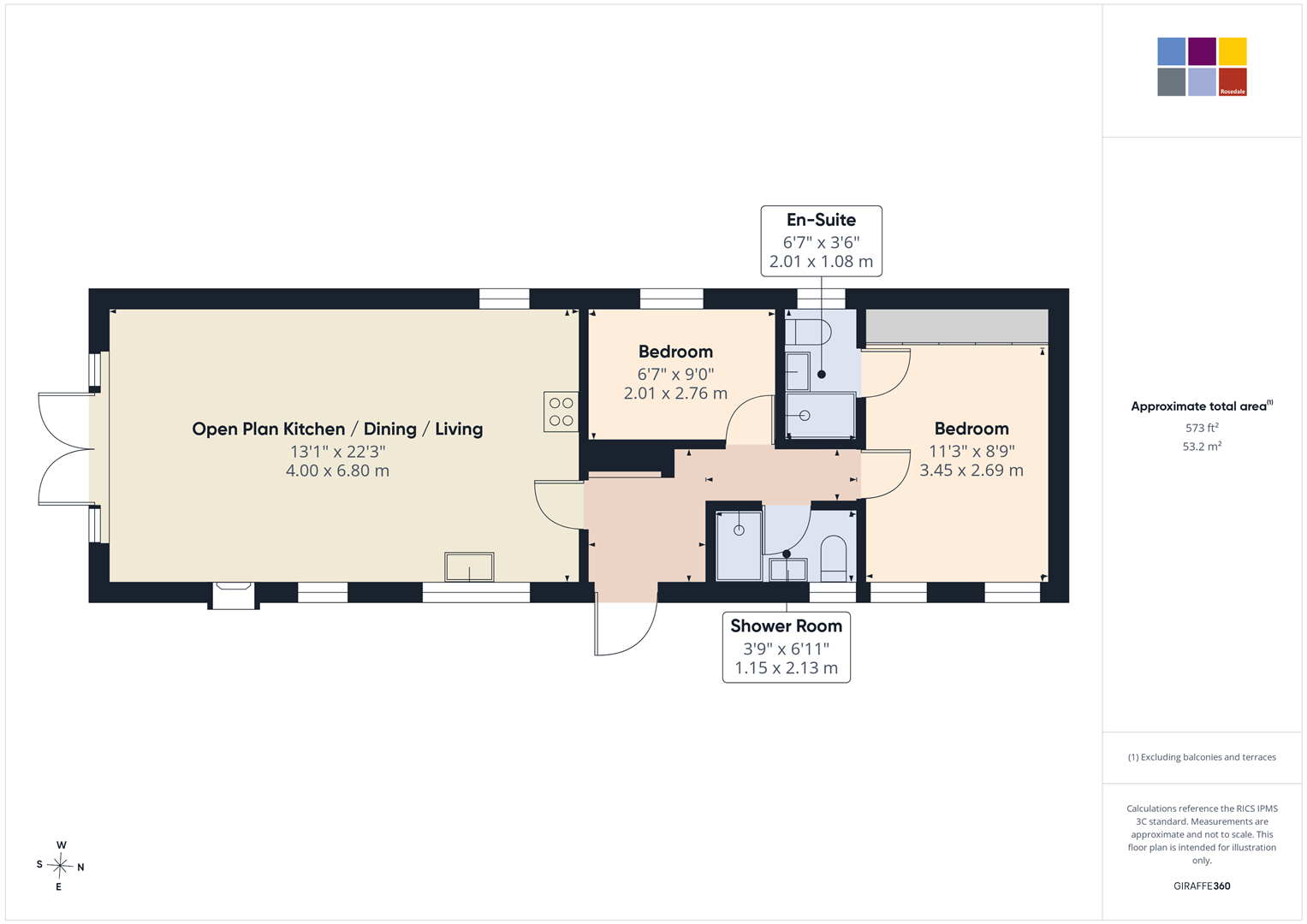 East Bank, Tallington Lakes floorplan