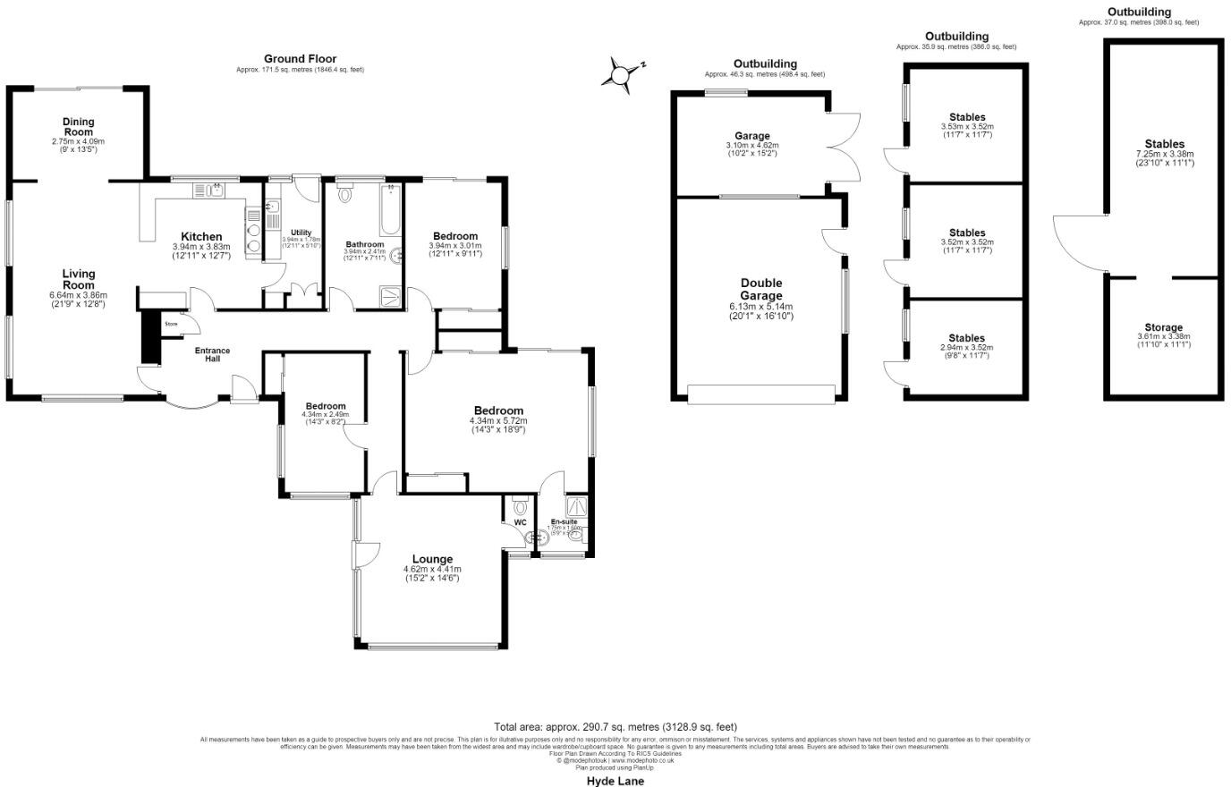Hyde Lane, Essex, Danbury, CM3 floorplan