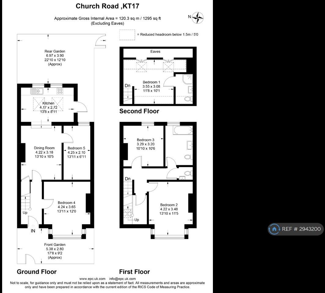 Church Road, Epsom, KT17 floorplan