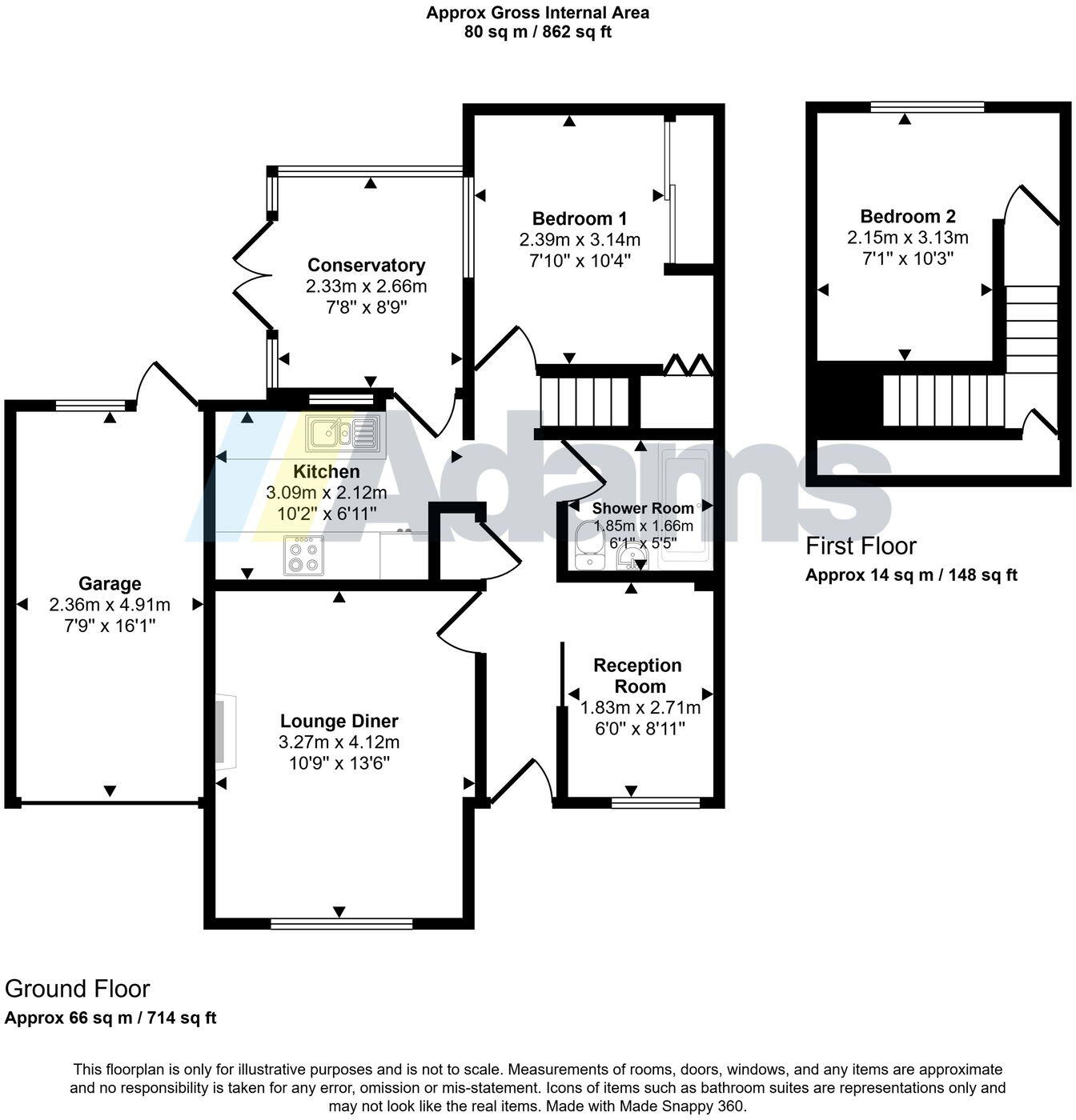 The Copse, Runcorn floorplan