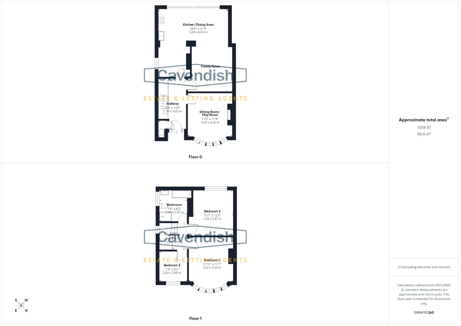 Marlston Avenue, Chester floorplan