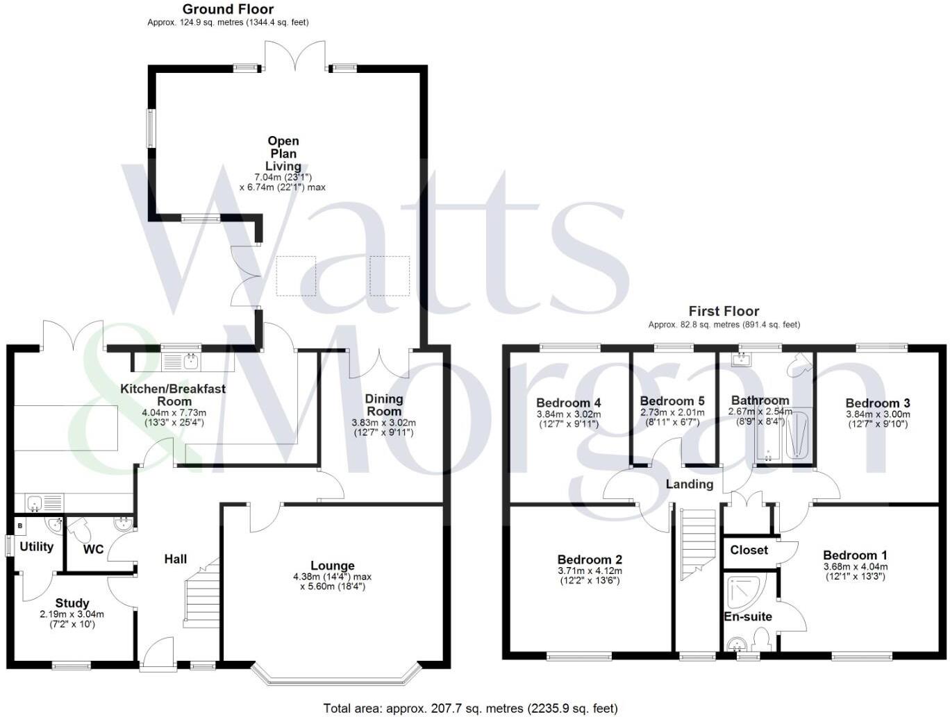 Swn-Y-Nant, Tyle House Close, Llanmaes, Nr Llantwit Major, CF61 2XZ floorplan