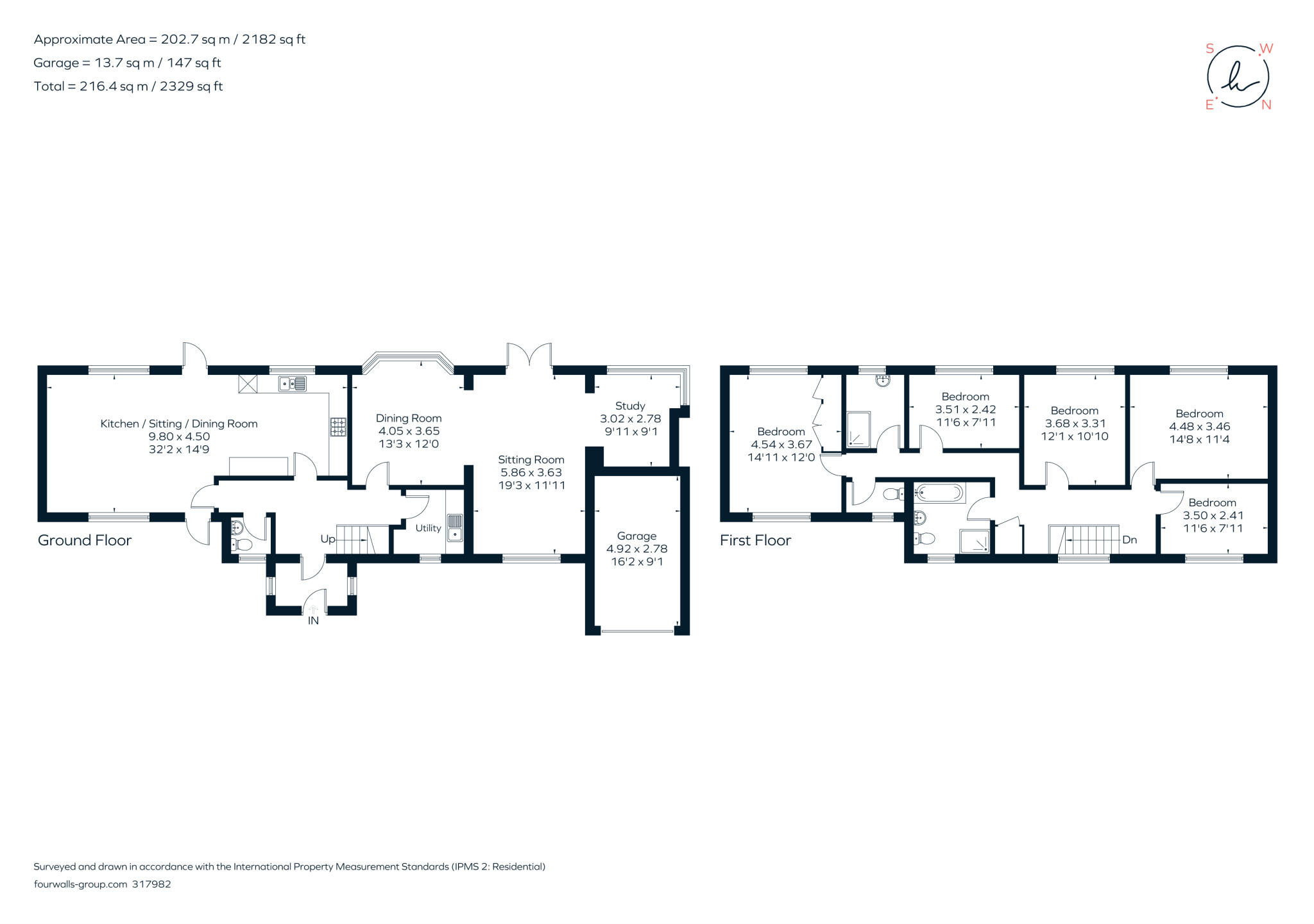 Barrow Lane Tunbridge Wells TN3 floorplan