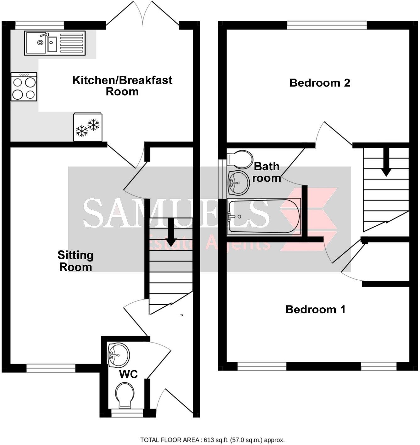 Cedar Close, Cranbrook, Exeter, EX5 floorplan